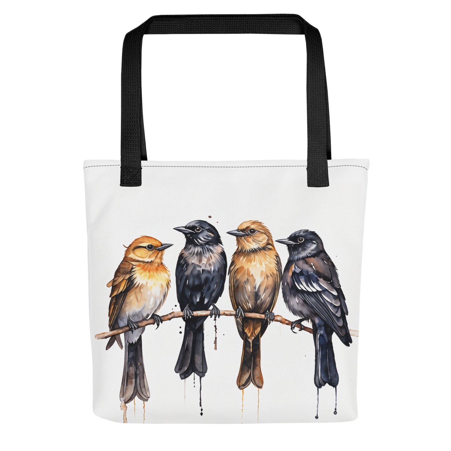 Birds Watercolor Art Tote Bag - Tote Bags - Discovery Co.