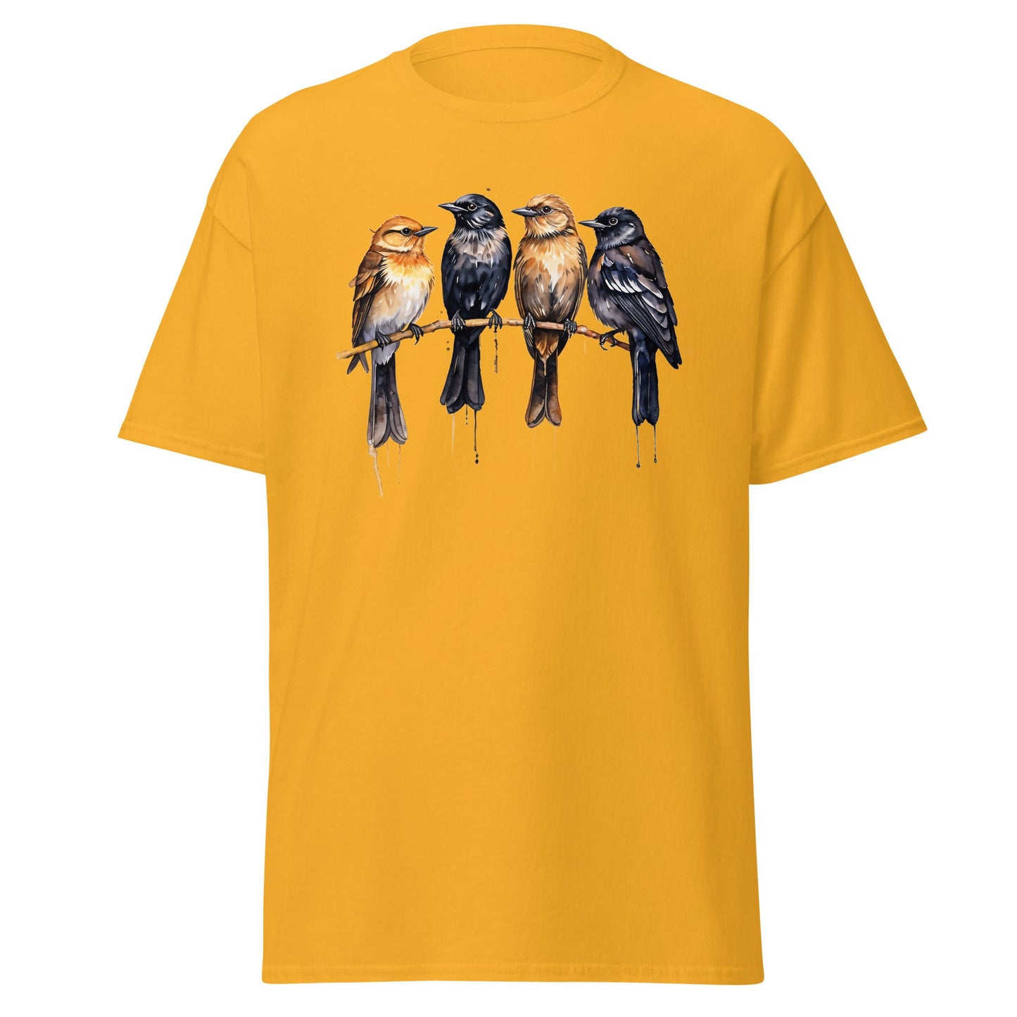 Birds Watercolor Art Women's (Unisex) Classic Tee - Women's Shirts - Discovery Co.