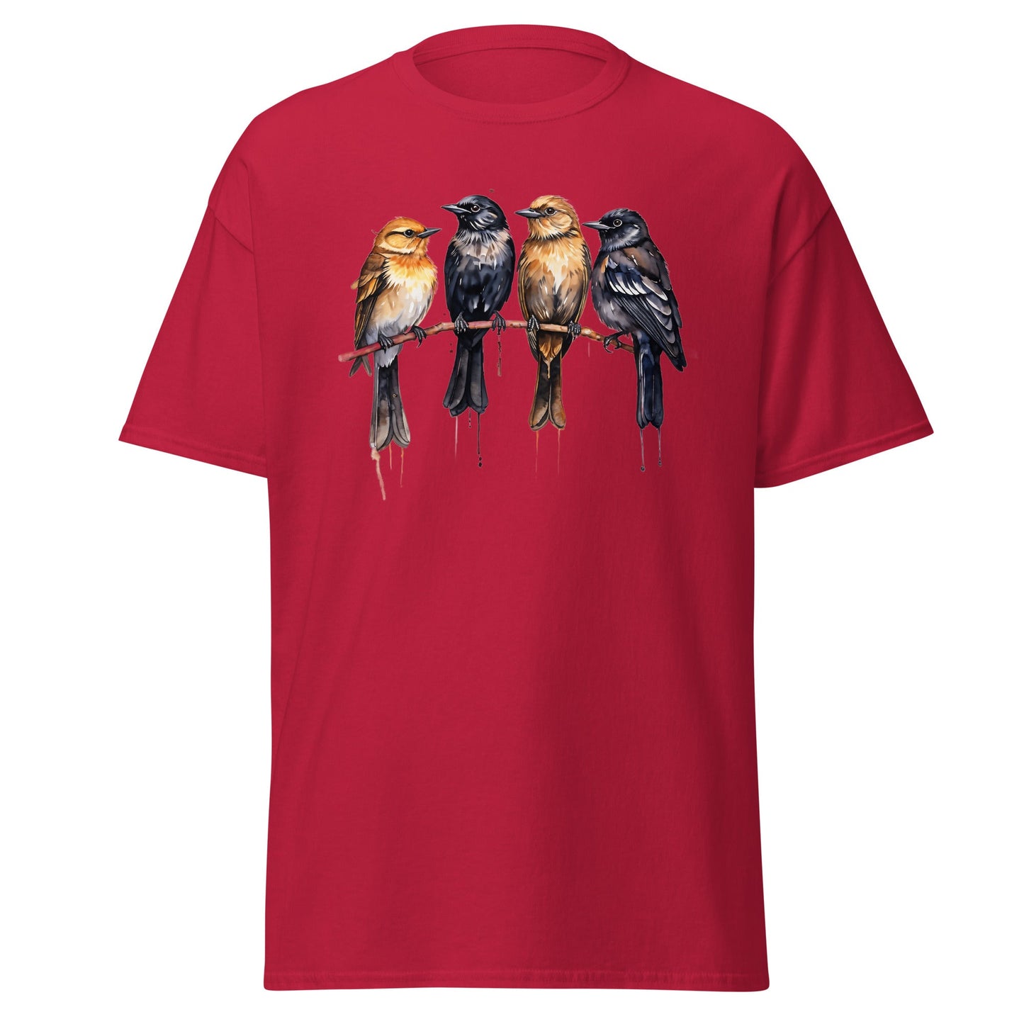 Birds Watercolor Art Women's (Unisex) Classic Tee - Women's Shirts - Discovery Co.