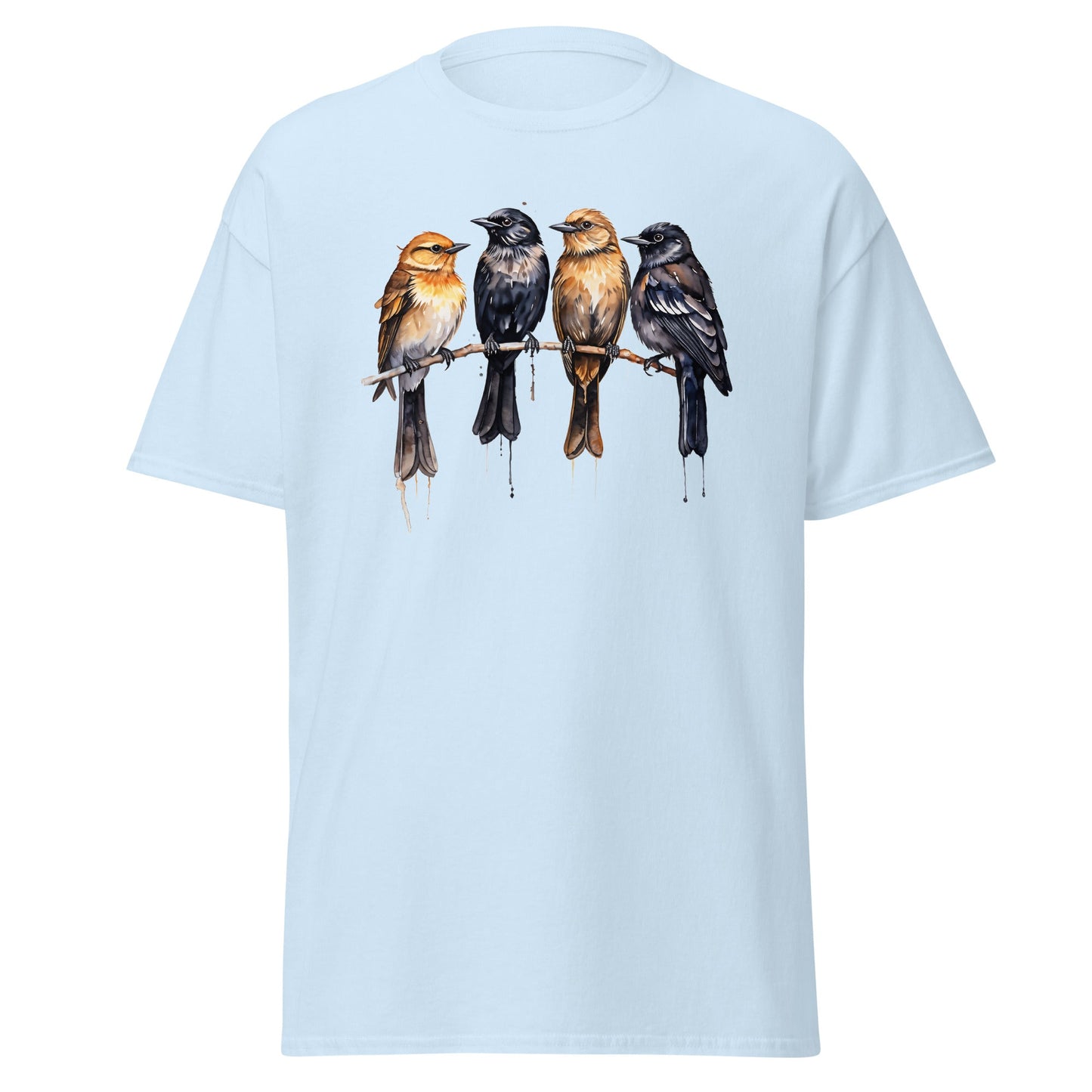Birds Watercolor Art Women's (Unisex) Classic Tee - Women's Shirts - Discovery Co.