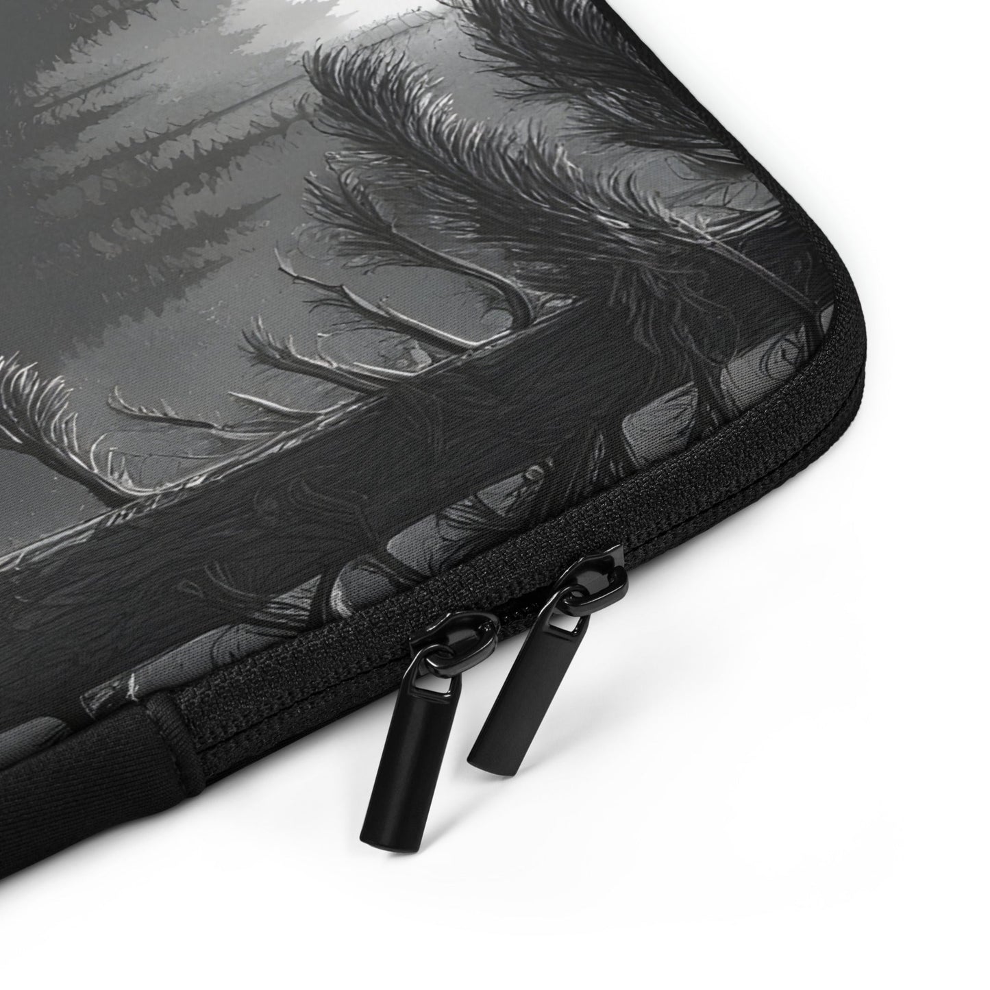 Black And White Bear II Laptop Sleeve - Laptop Cases - Discovery Co.