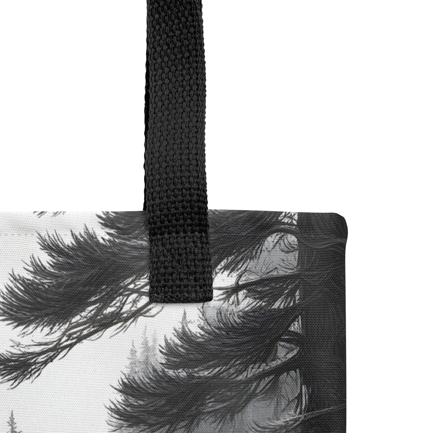 Black And White Bear II Tote Bag - Tote Bags - Discovery Co.