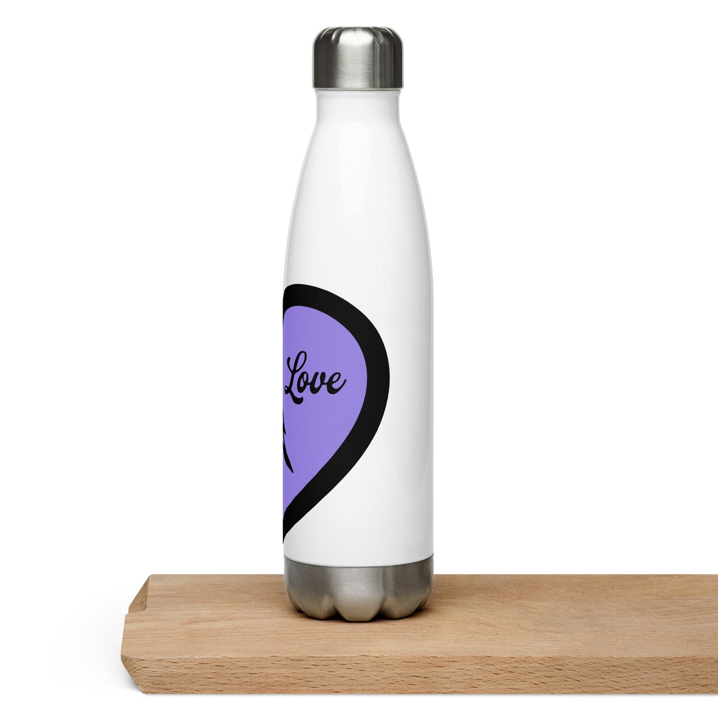 Black Bird Heartbeat II Stainless Steel Water Bottle - Stainless Steel Water Bottle - Discovery Co.