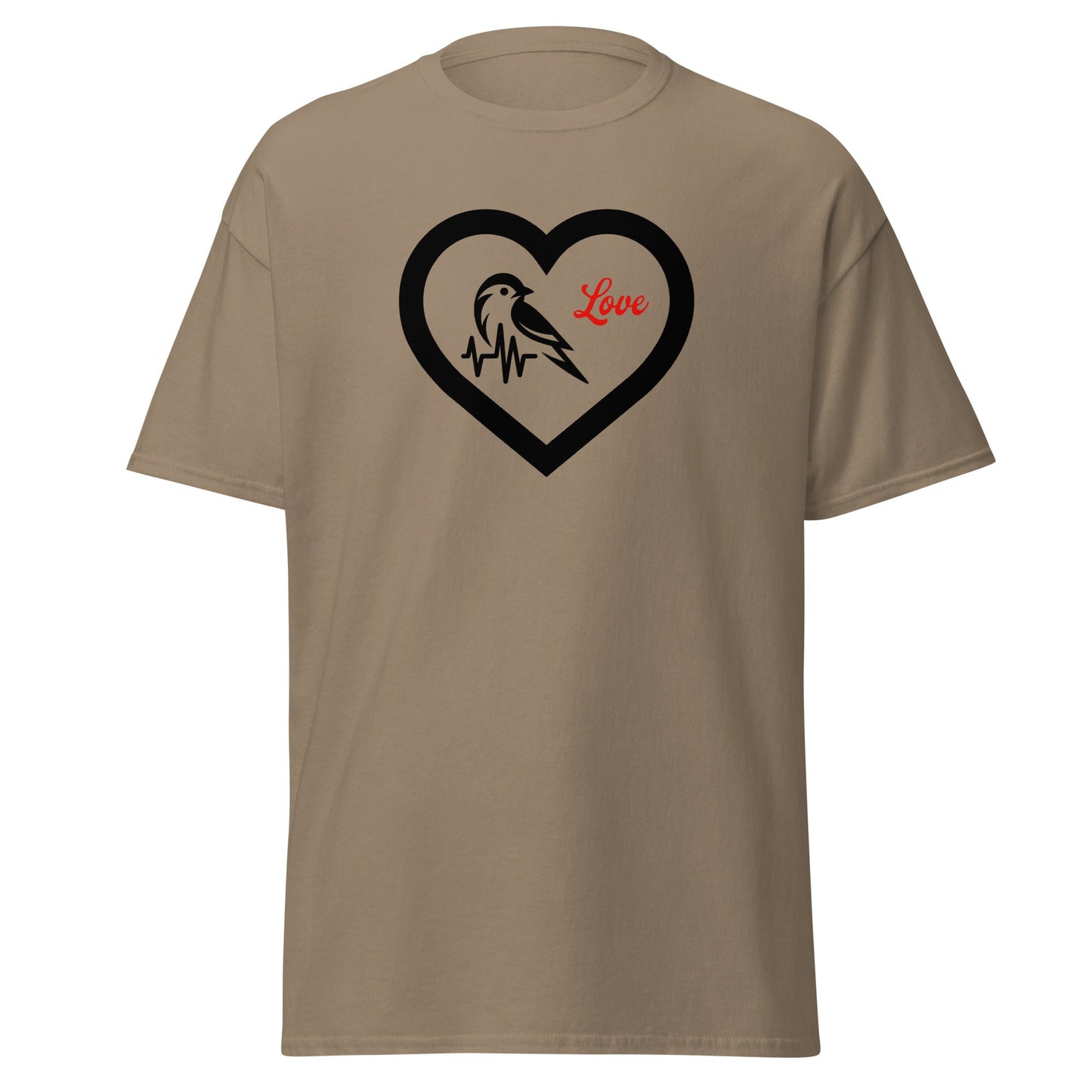 Black Bird Heartbeat Women's (Unisex) Classic Tee - Women's Shirts - Discovery Co.