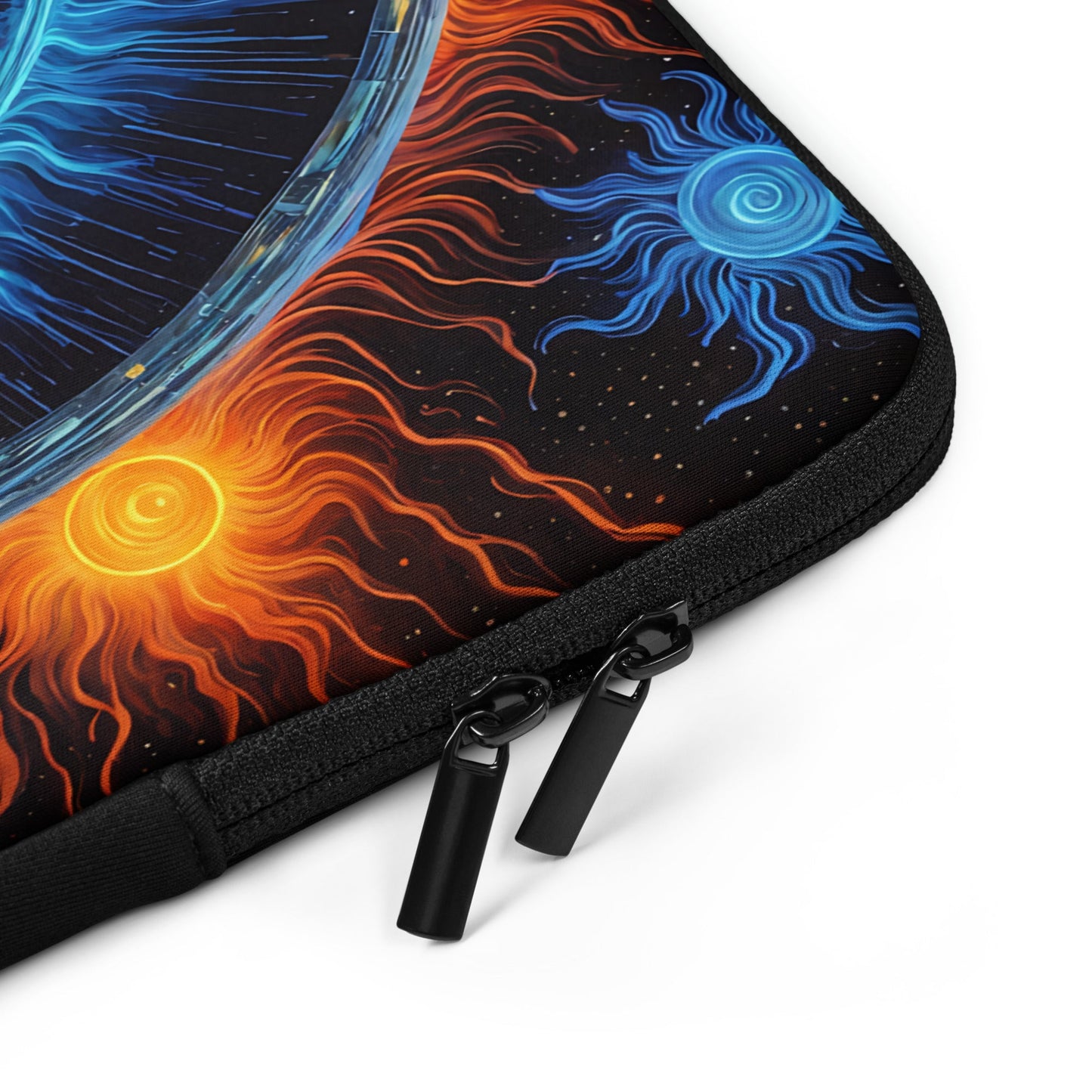 Blue And Orange Suns Laptop Sleeve - Laptop Cases - Discovery Co.