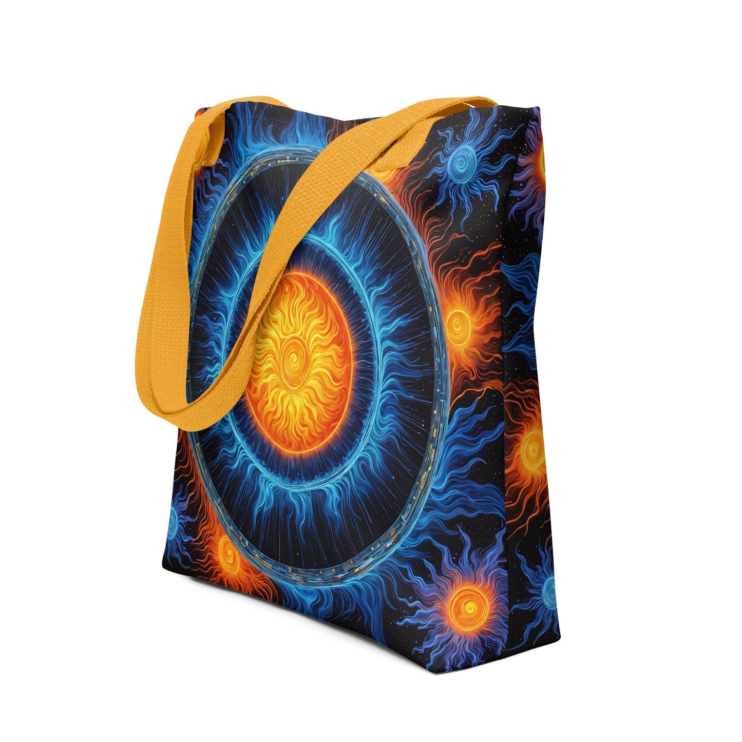 Blue And Orange Suns Tote Bag - Tote Bags - Discovery Co.
