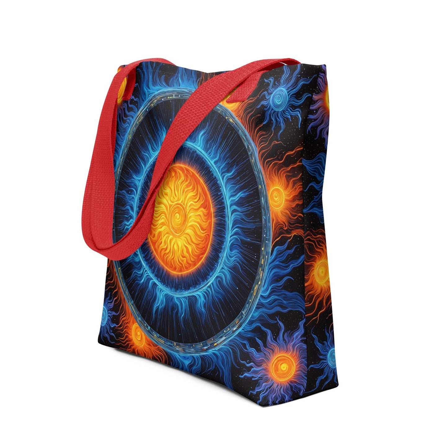 Blue And Orange Suns Tote Bag - Tote Bags - Discovery Co.