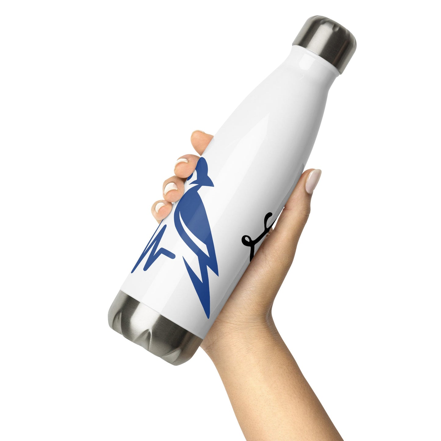 Blue Bird Heartbeat Stainless Steel Water Bottle - Stainless Steel Water Bottle - Discovery Co.