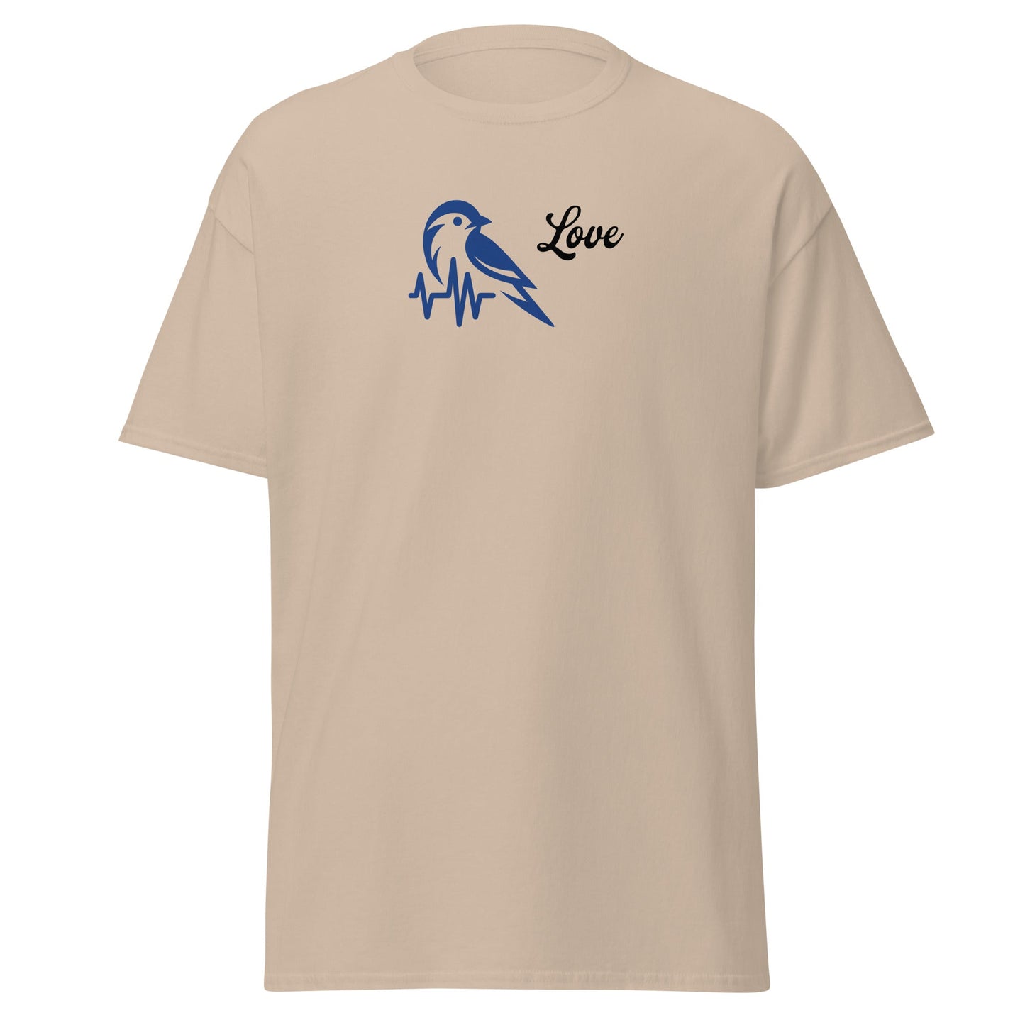 Blue Bird Heartbeat Women's (Unisex) Classic Tee - Women's Shirts - Discovery Co.