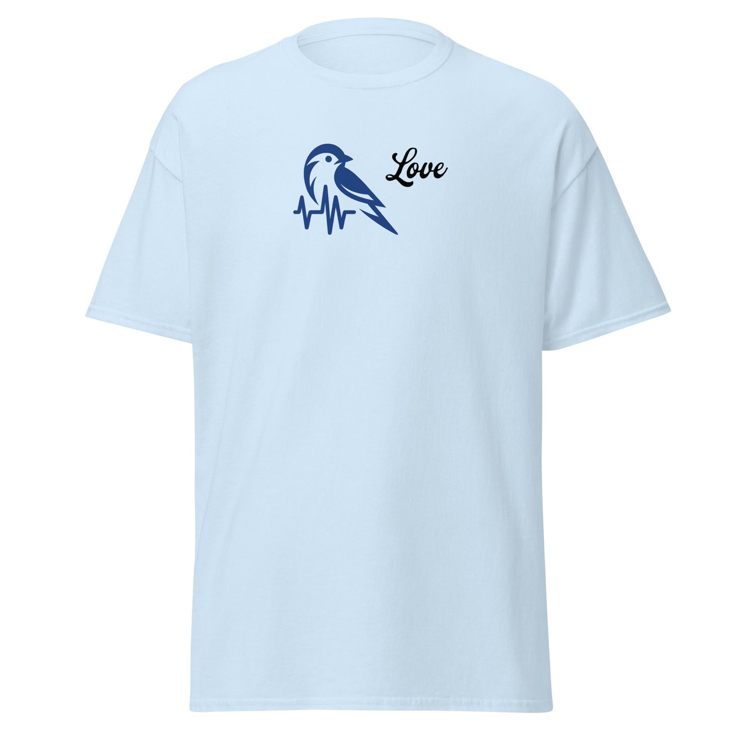 Blue Bird Heartbeat Women's (Unisex) Classic Tee - Women's Shirts - Discovery Co.