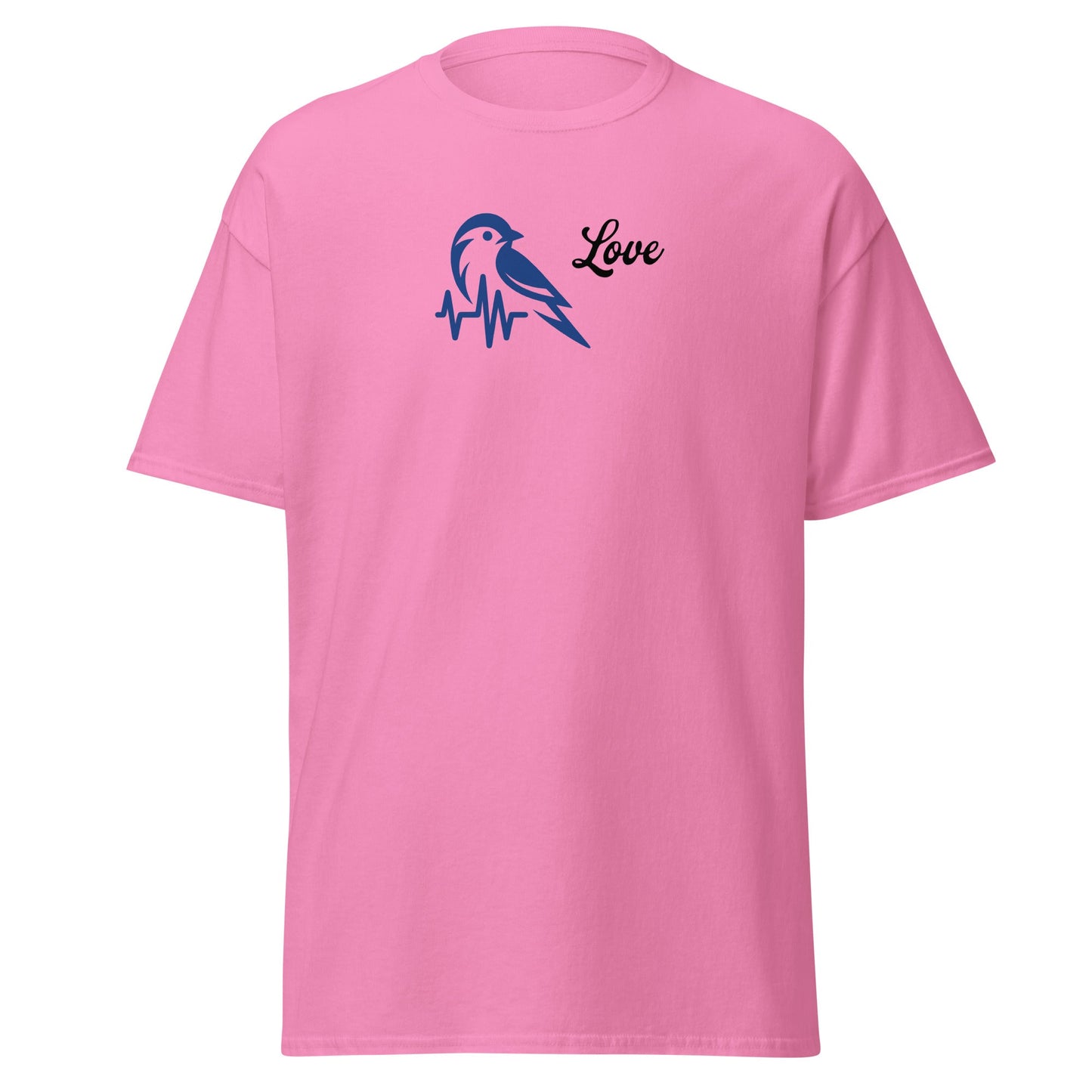Blue Bird Heartbeat Women's (Unisex) Classic Tee - Women's Shirts - Discovery Co.