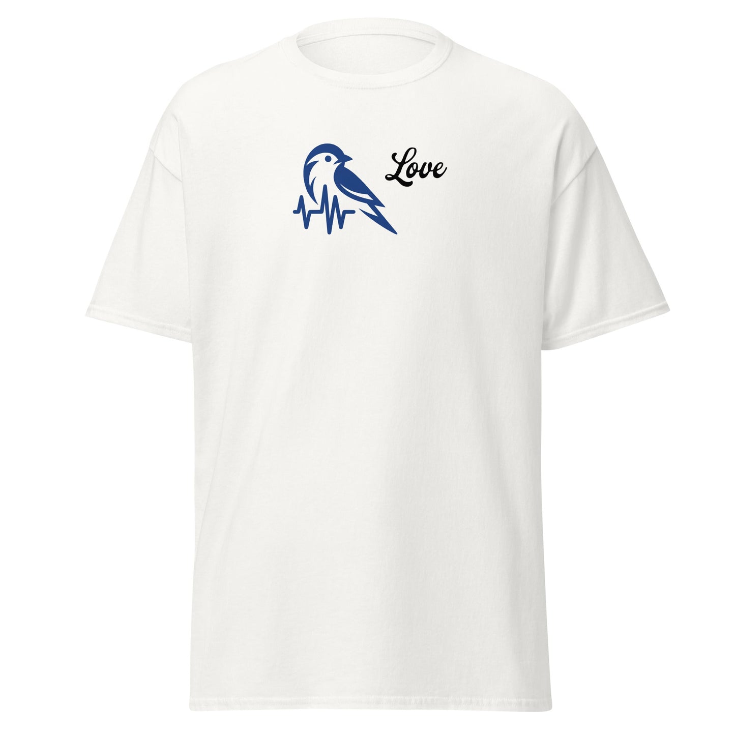 Blue Bird Heartbeat Women's (Unisex) Classic Tee - Women's Shirts - Discovery Co.