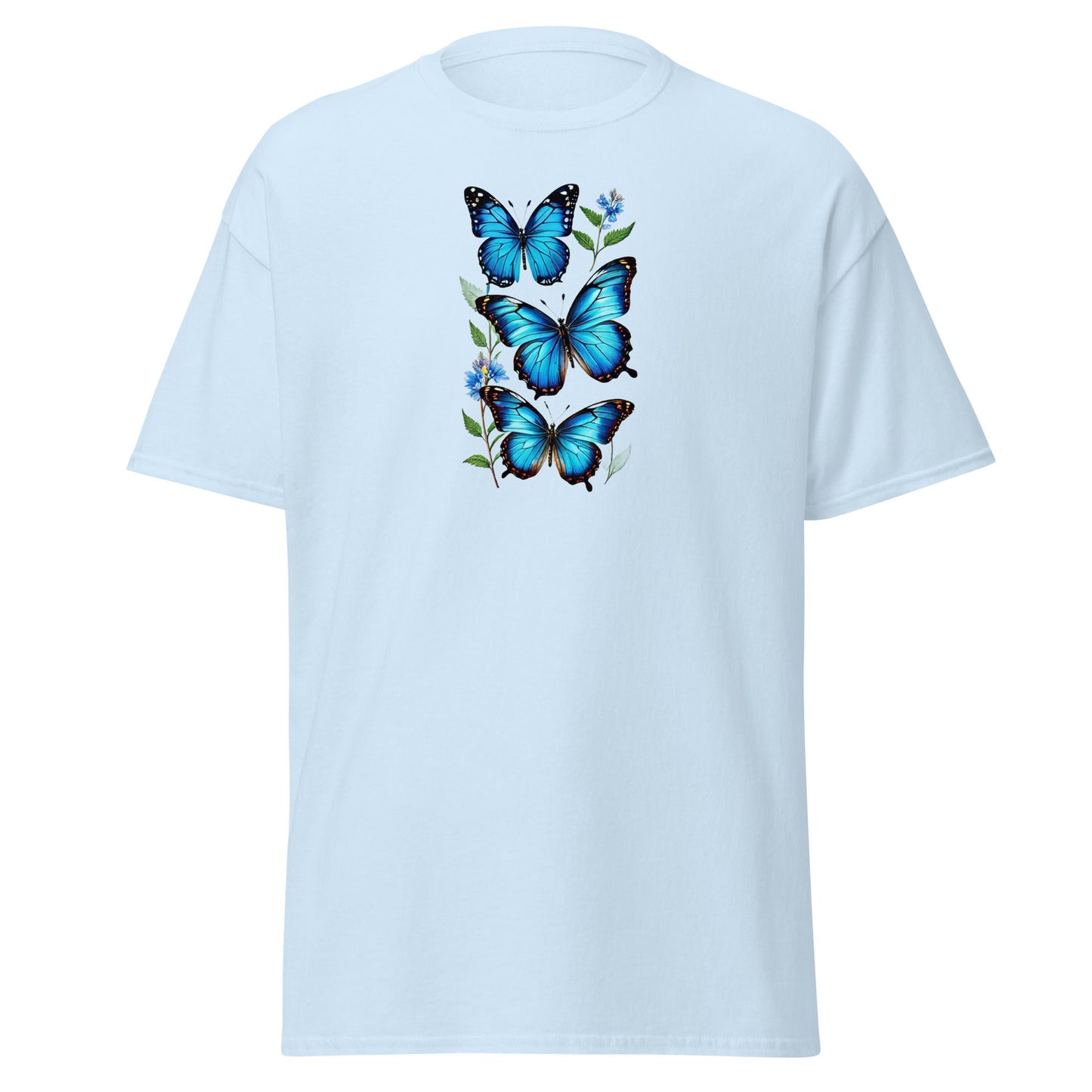 Blue Butterflies Women's (Unisex) Classic Tee - Women's Shirts - Discovery Co.