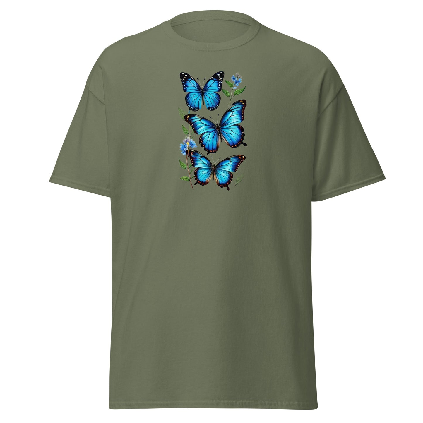 Blue Butterflies Women's (Unisex) Classic Tee - Women's Shirts - Discovery Co.