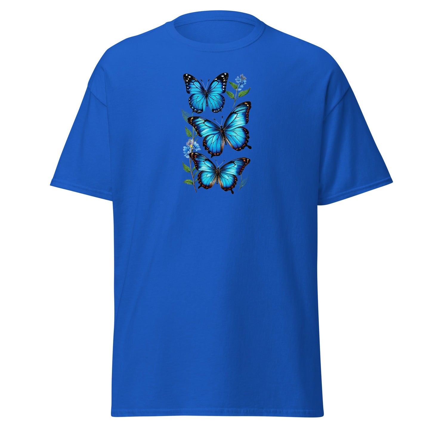 Blue Butterflies Women's (Unisex) Classic Tee - Women's Shirts - Discovery Co.