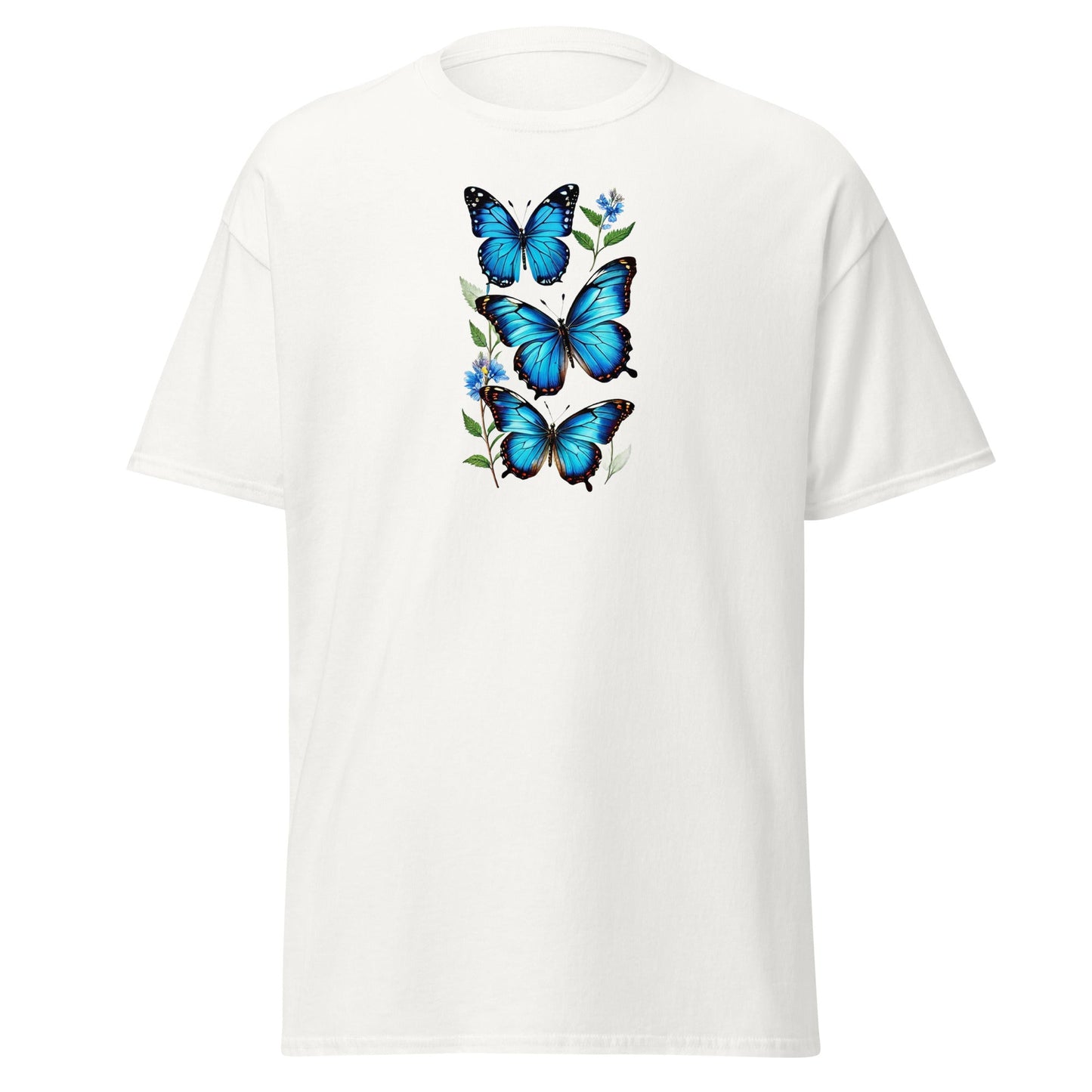 Blue Butterflies Women's (Unisex) Classic Tee - Women's Shirts - Discovery Co.