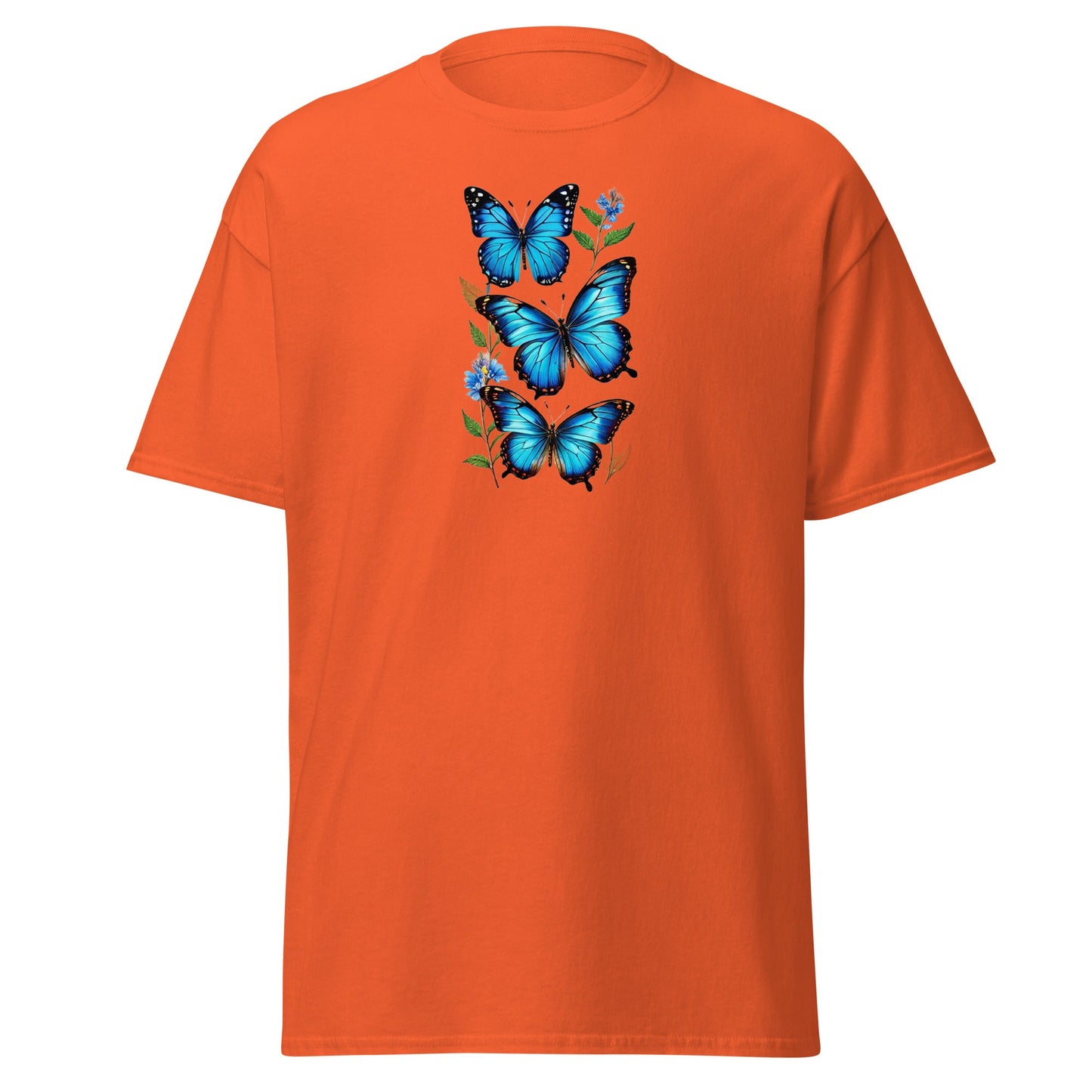 Blue Butterflies Women's (Unisex) Classic Tee - Women's Shirts - Discovery Co.