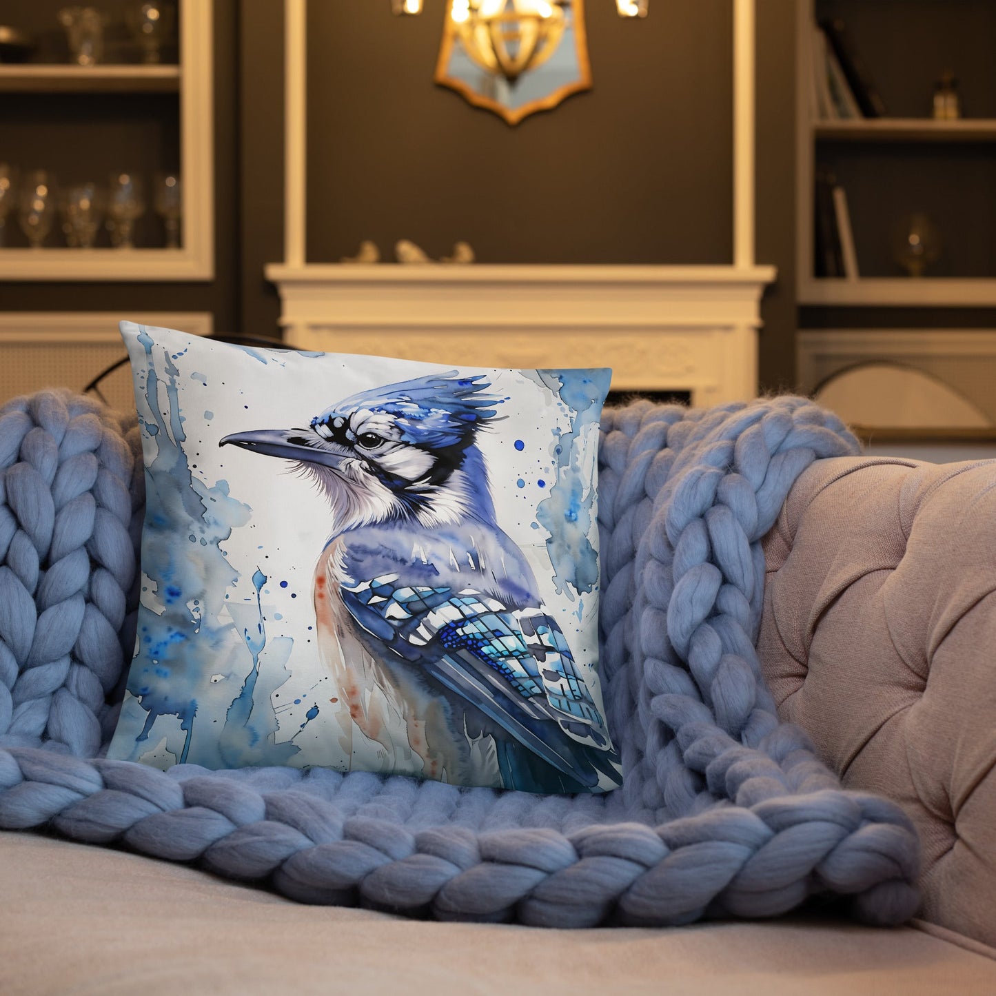 Blue Jay Basic Pillow - Pillows - Discovery Co.