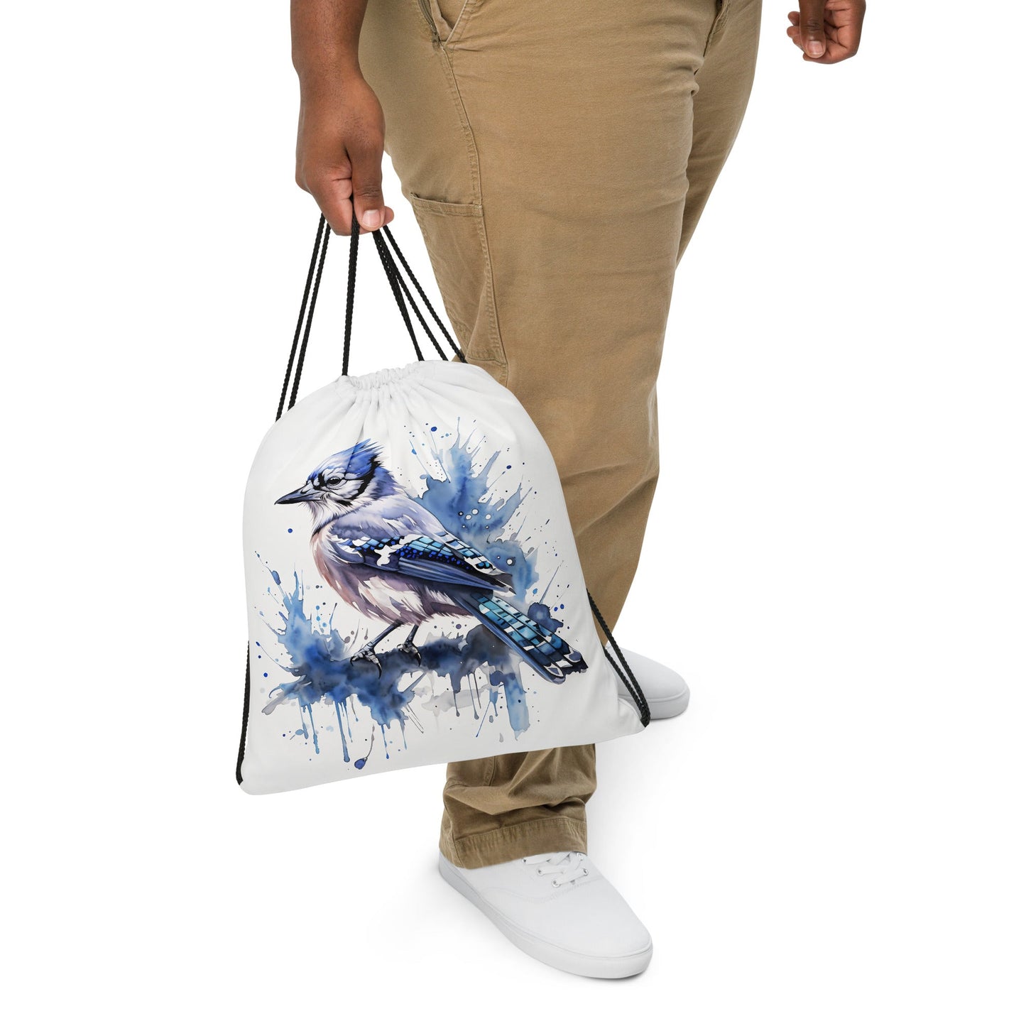 Blue Jay II Drawstring Bag - Drawstring Bag - Discovery Co.