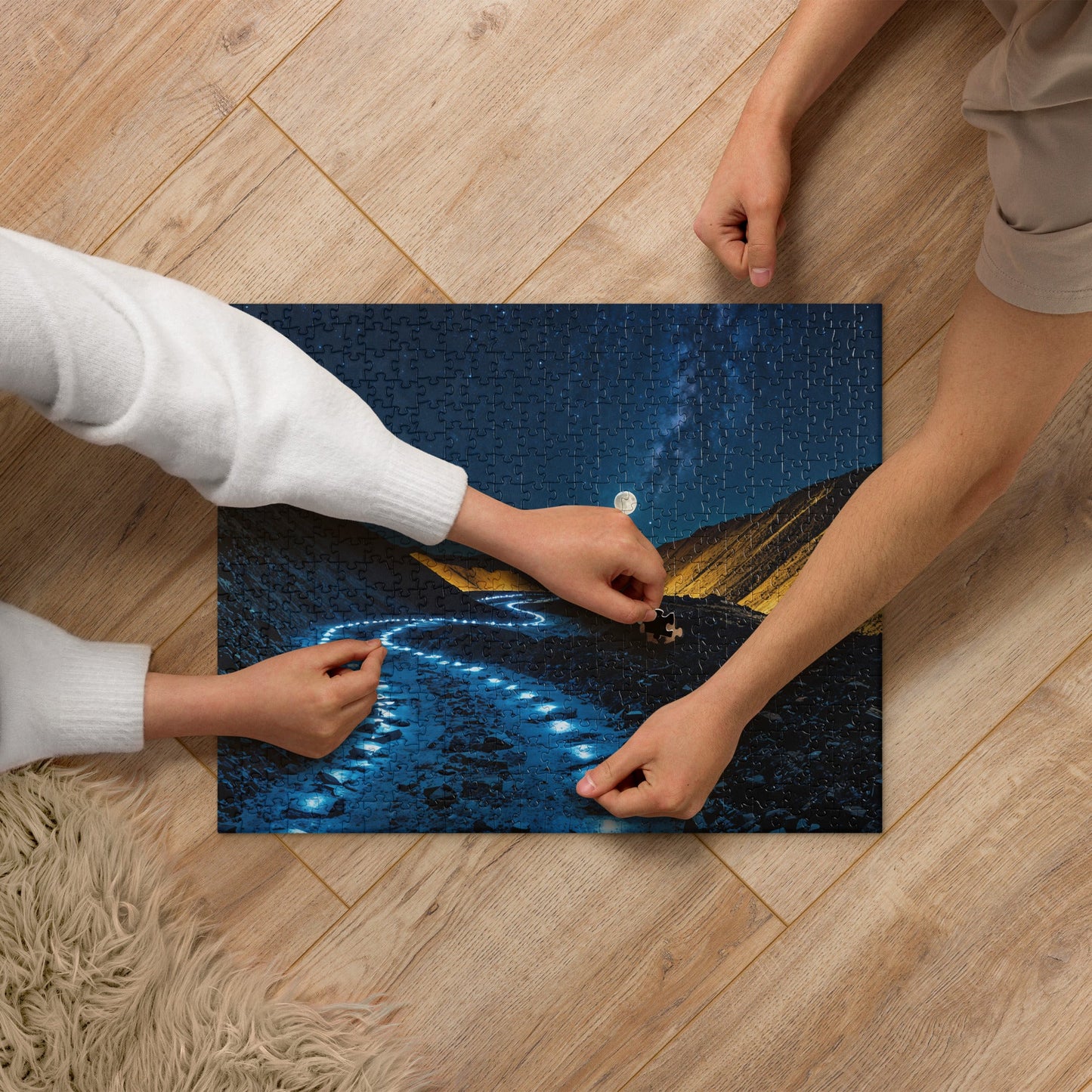 Blue Path Jigsaw Puzzle - Puzzle - Discovery Co.