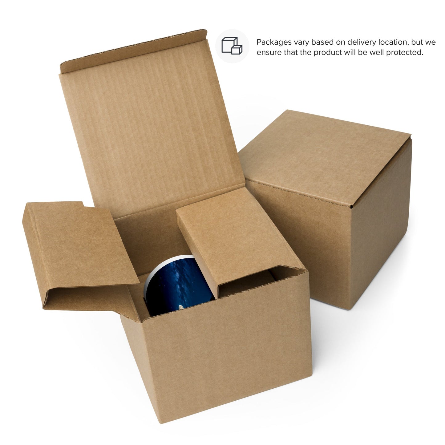 Blue Path White Glossy Mug (11 oz, 15 oz, 20 oz) - Mugs - Discovery Co.