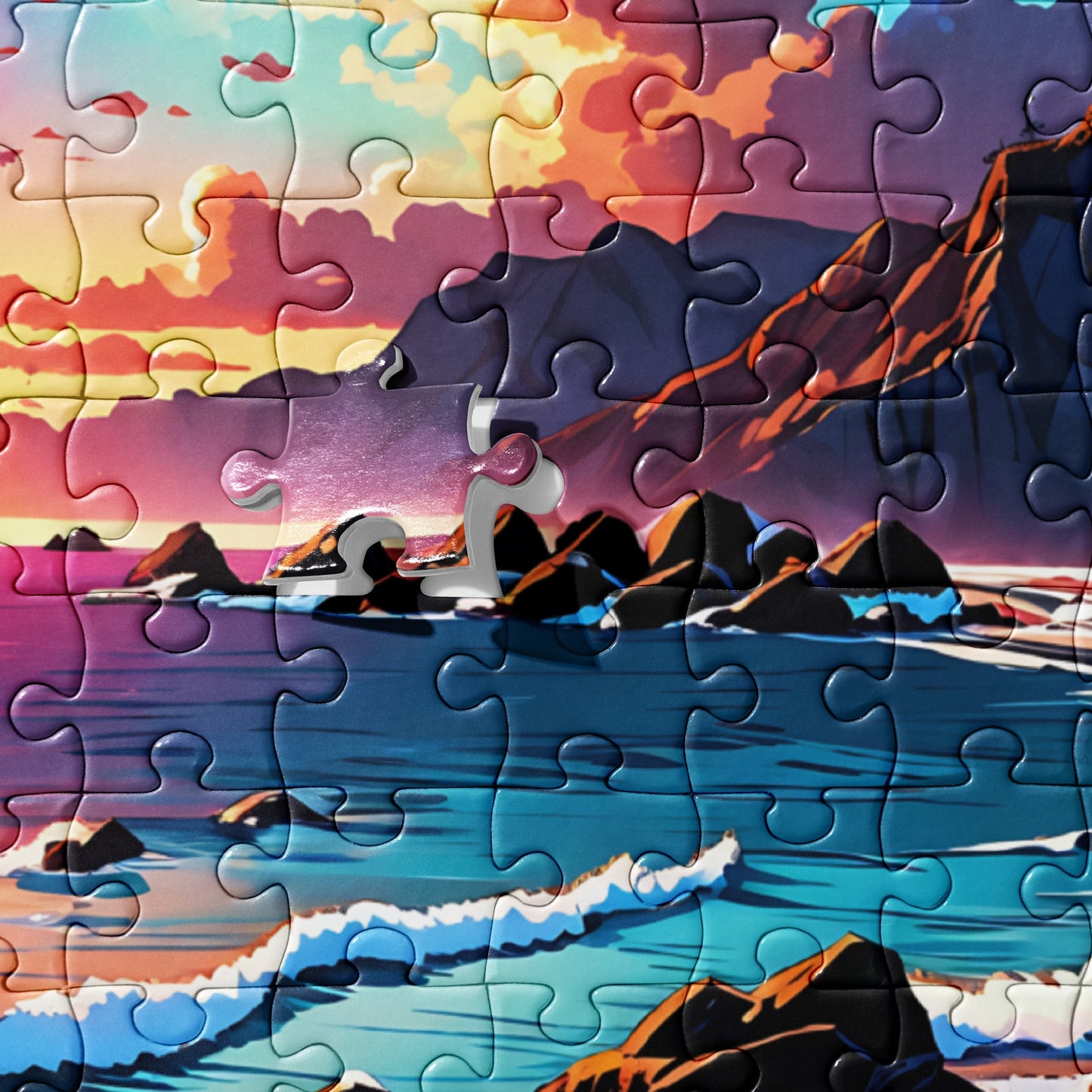 Bright Rocky Shore Jigsaw Puzzle - Puzzle - Discovery Co.