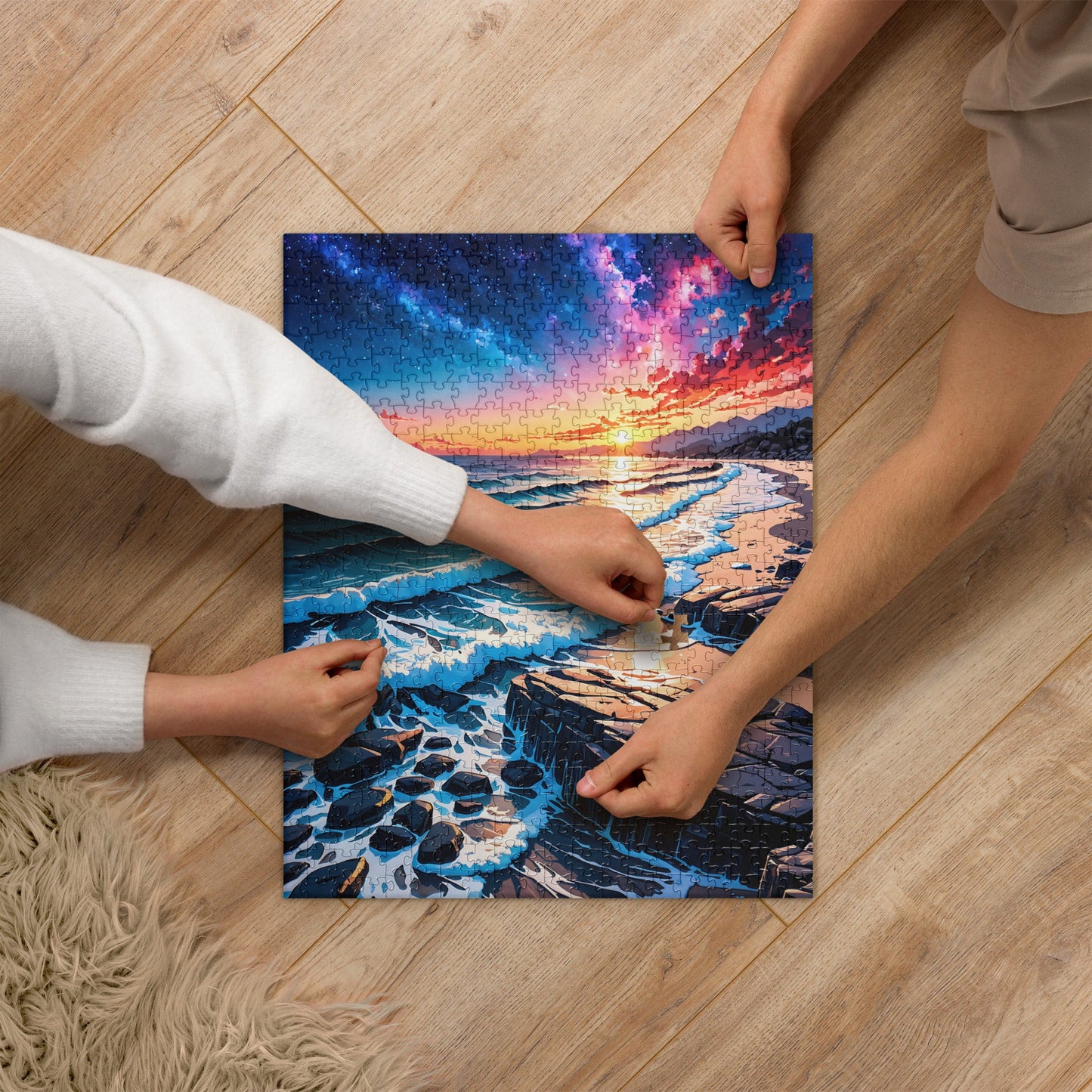 Bright Rocky Shore Jigsaw Puzzle - Puzzle - Discovery Co.