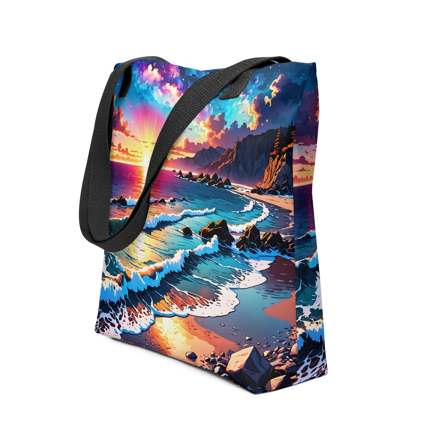 Bright Rocky Shore Tote Bag - Tote Bags - Discovery Co.