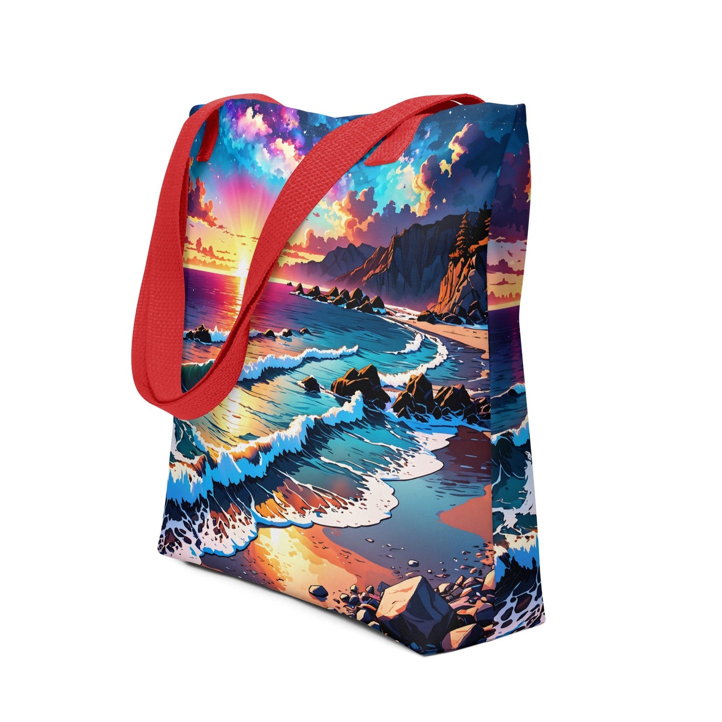 Bright Rocky Shore Tote Bag - Tote Bags - Discovery Co.