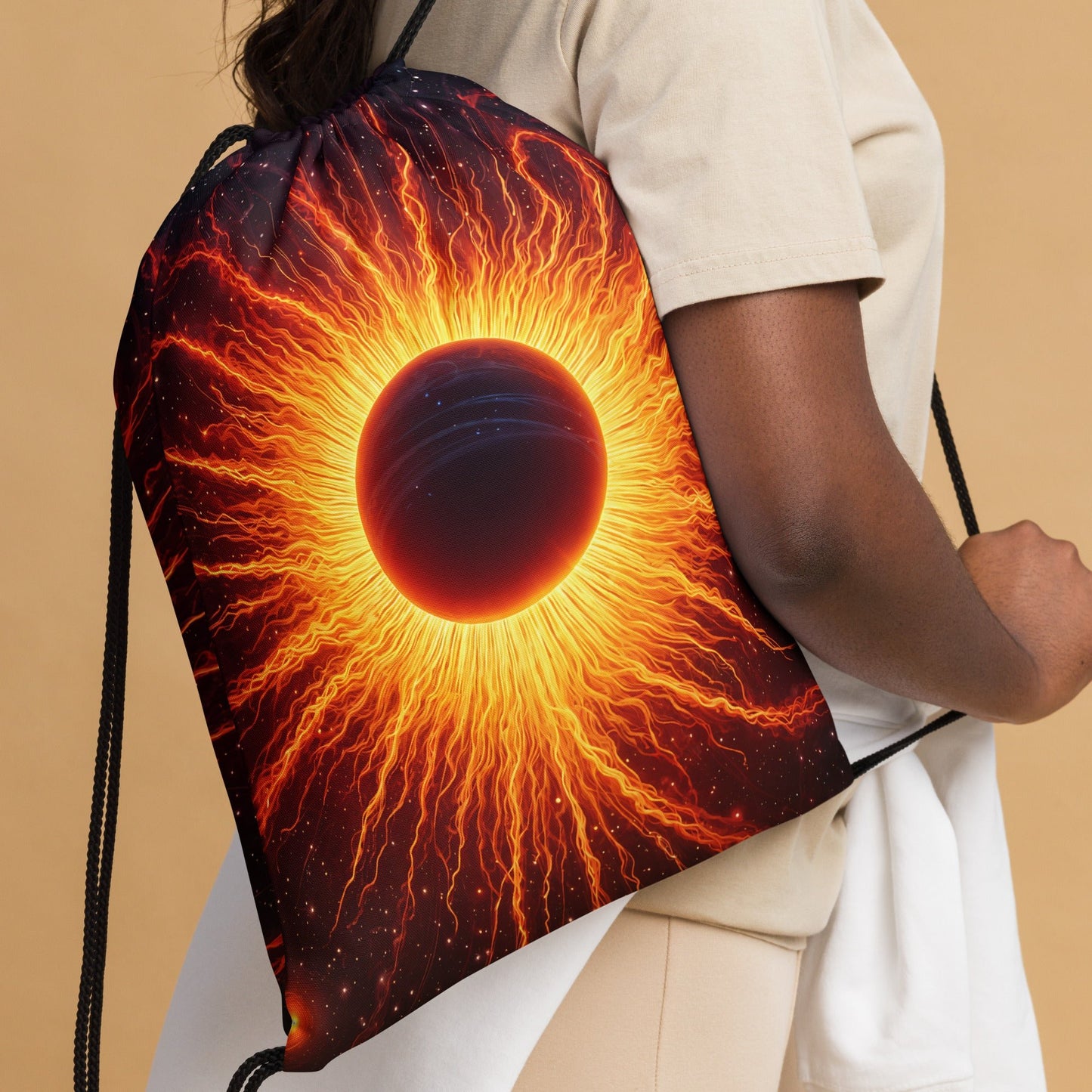 Bright Sun Drawstring Bag - Drawstring Bag - Discovery Co.
