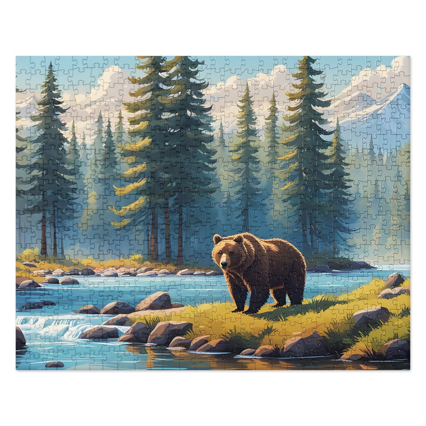Brown Bear Near River Jigsaw Puzzle - Puzzle - Discovery Co.