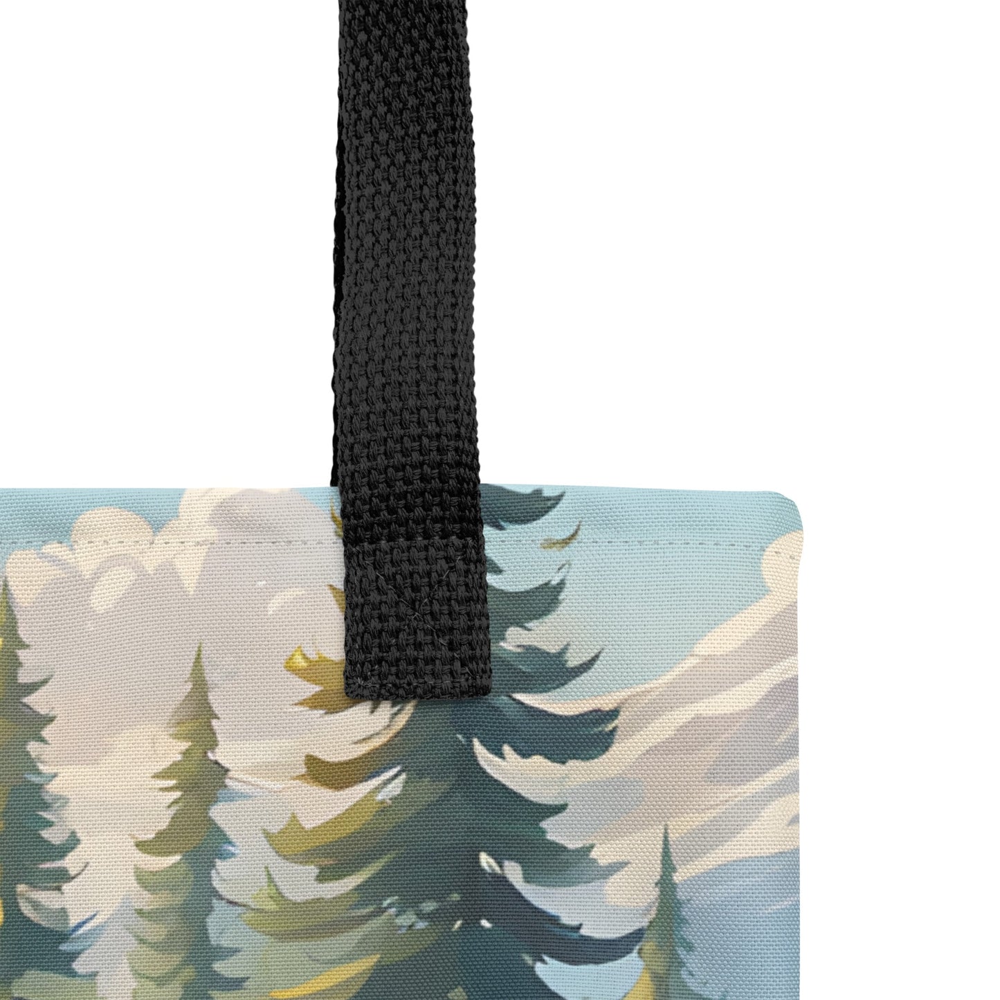 Brown Bear Near River Tote Bag - Tote Bags - Discovery Co.