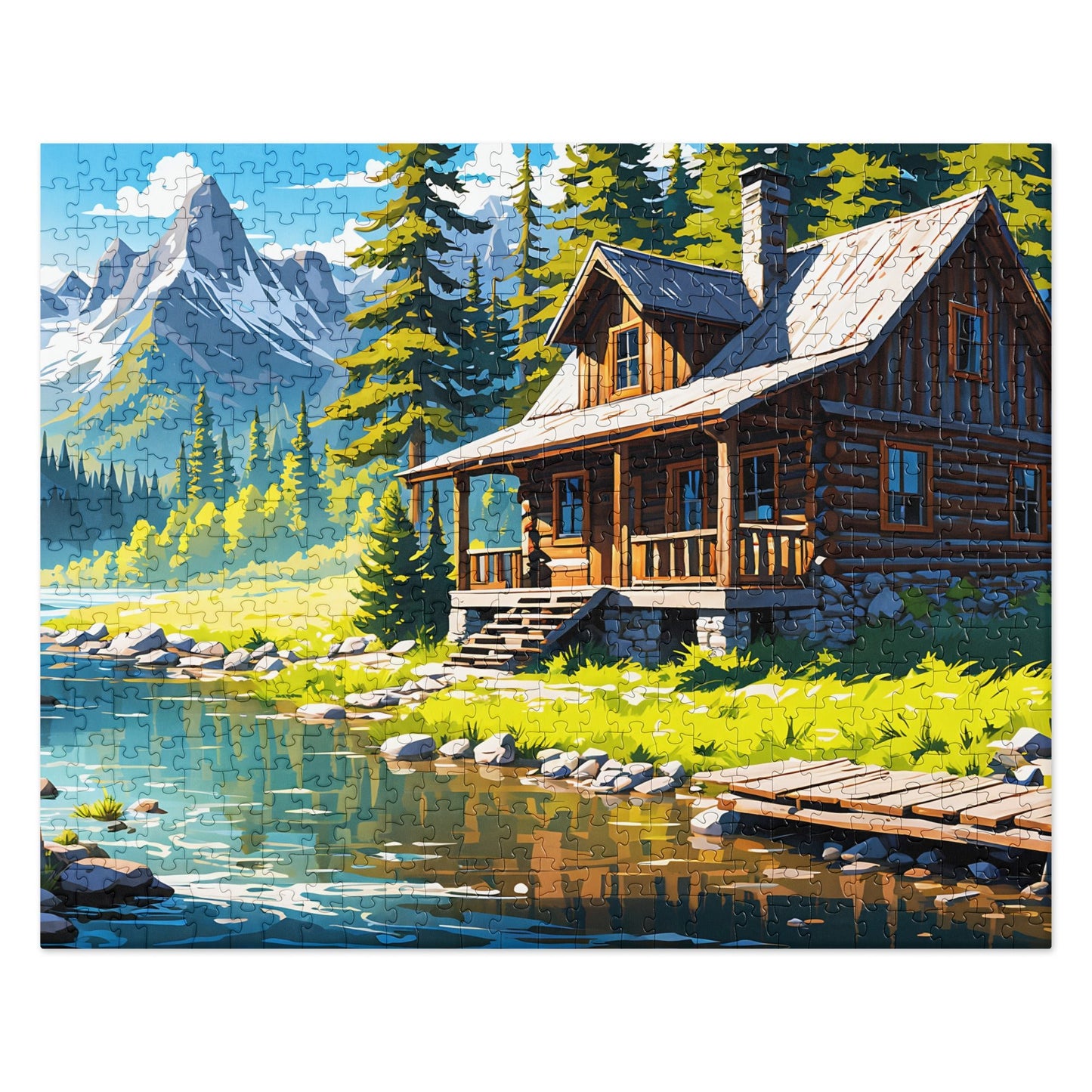 Cabin By The River II Jigsaw Puzzle - Puzzle - Discovery Co.