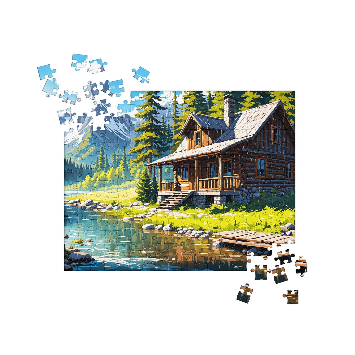 Cabin By The River II Jigsaw Puzzle - Puzzle - Discovery Co.