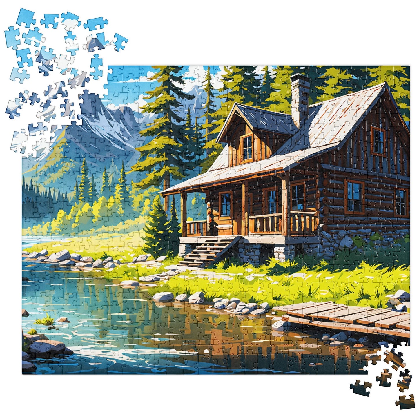 Cabin By The River II Jigsaw Puzzle - Puzzle - Discovery Co.