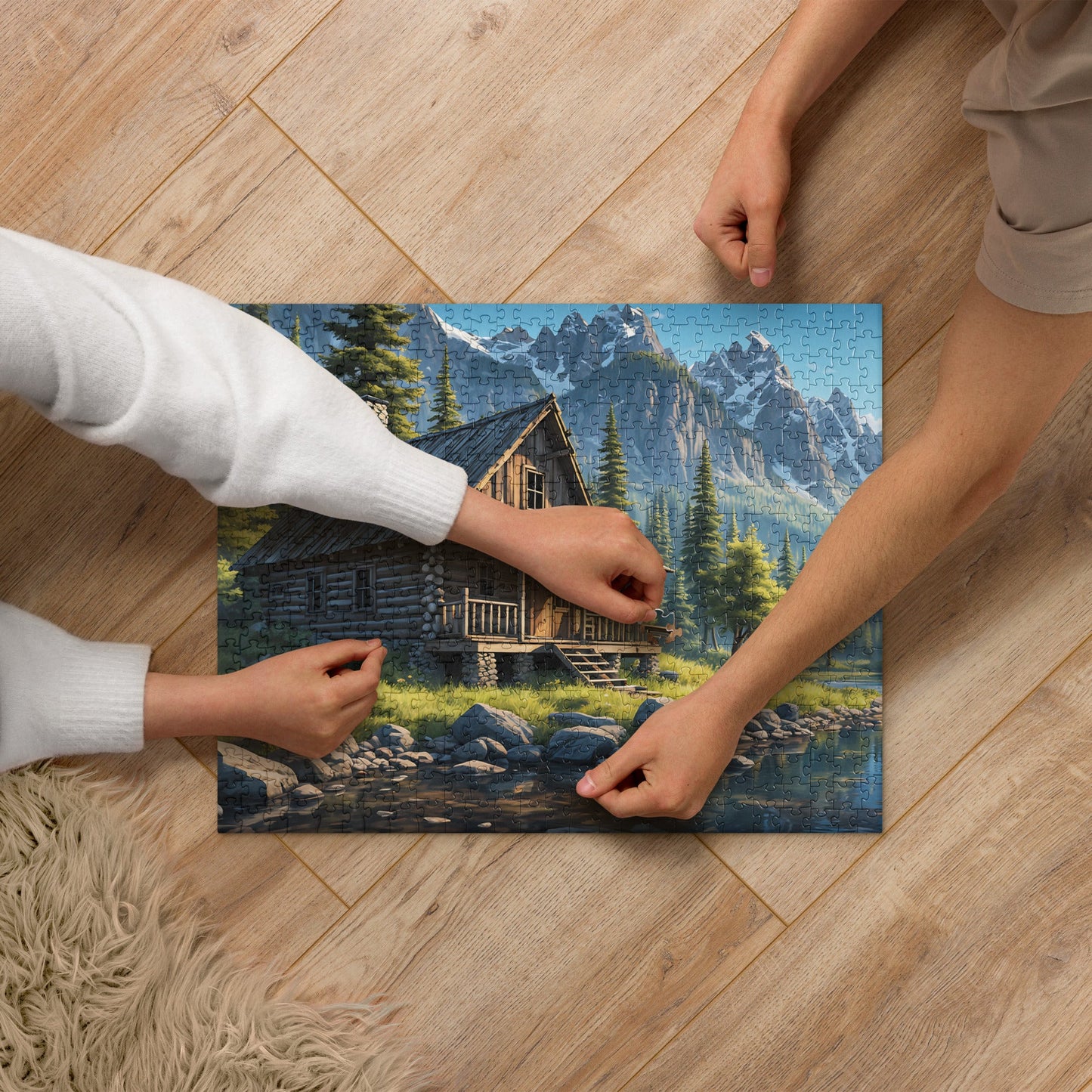 Cabin By The River Jigsaw Puzzle - Puzzle - Discovery Co.