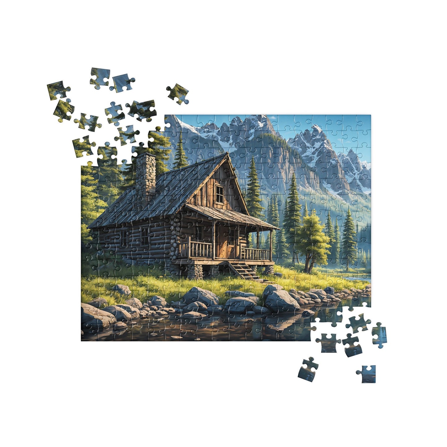 Cabin By The River Jigsaw Puzzle - Puzzle - Discovery Co.