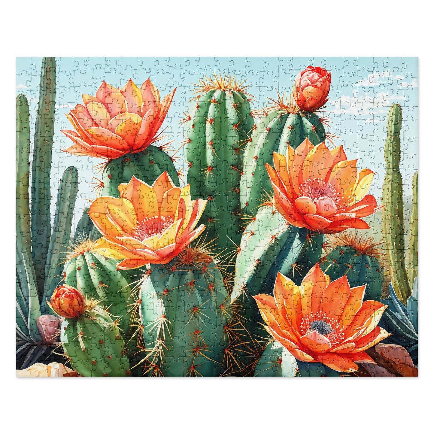 Cactus Bloom Jigsaw Puzzle - Puzzle - Discovery Co.