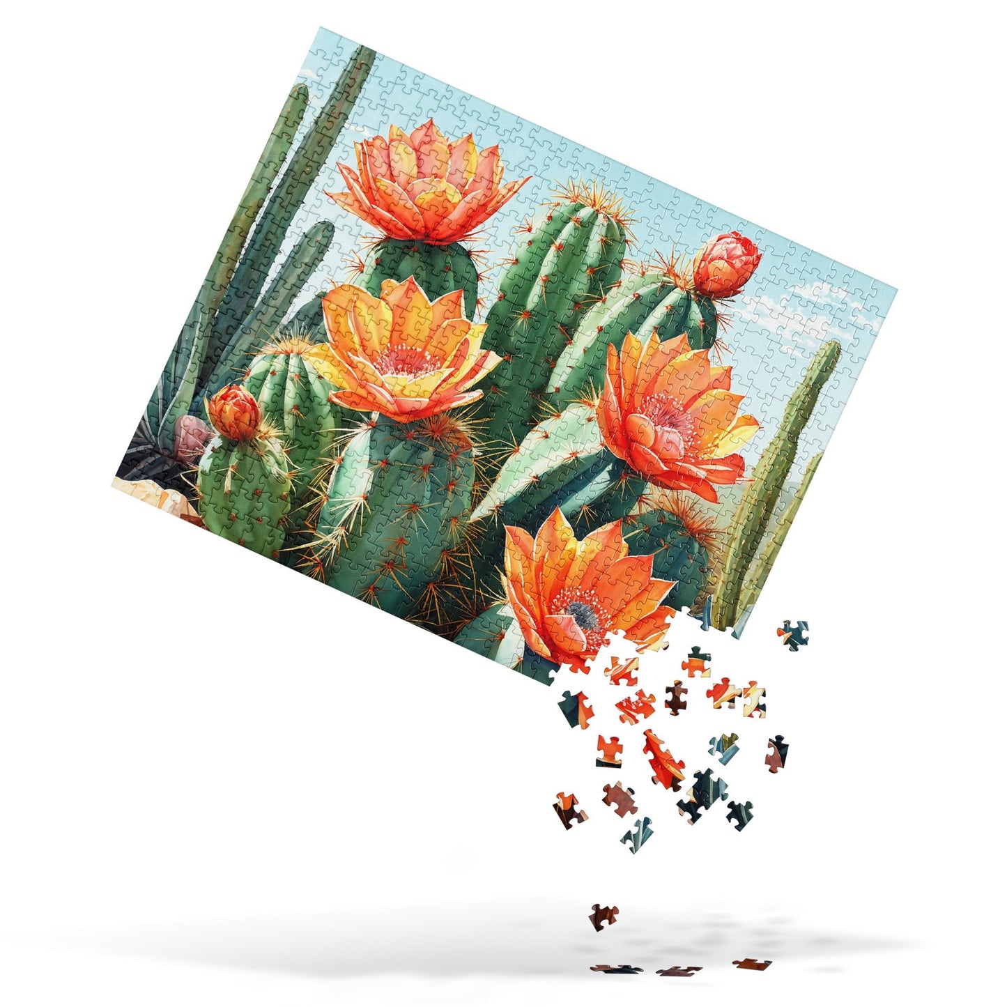 Cactus Bloom Jigsaw Puzzle - Puzzle - Discovery Co.