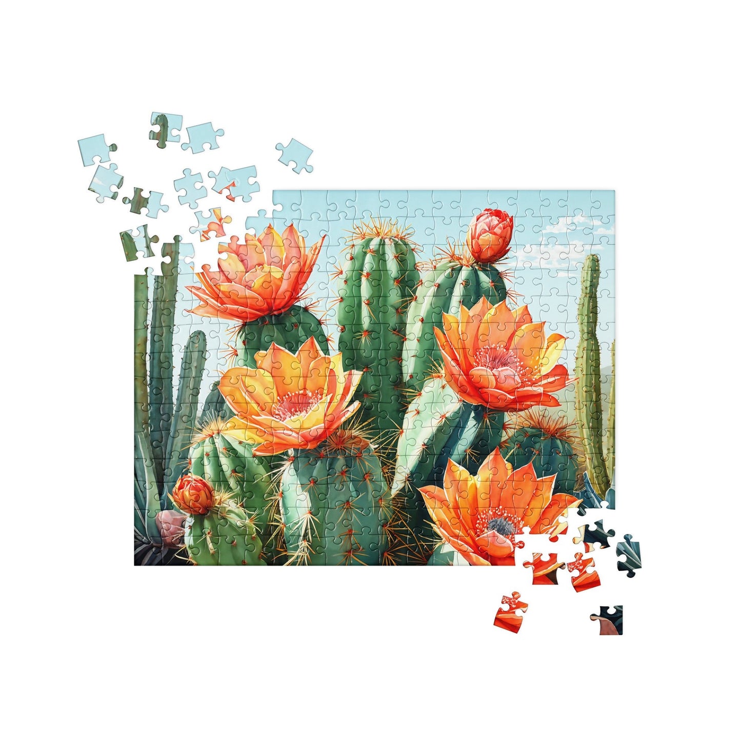 Cactus Bloom Jigsaw Puzzle - Puzzle - Discovery Co.