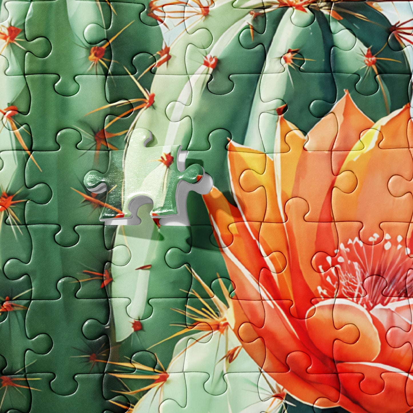 Cactus Bloom Jigsaw Puzzle - Puzzle - Discovery Co.