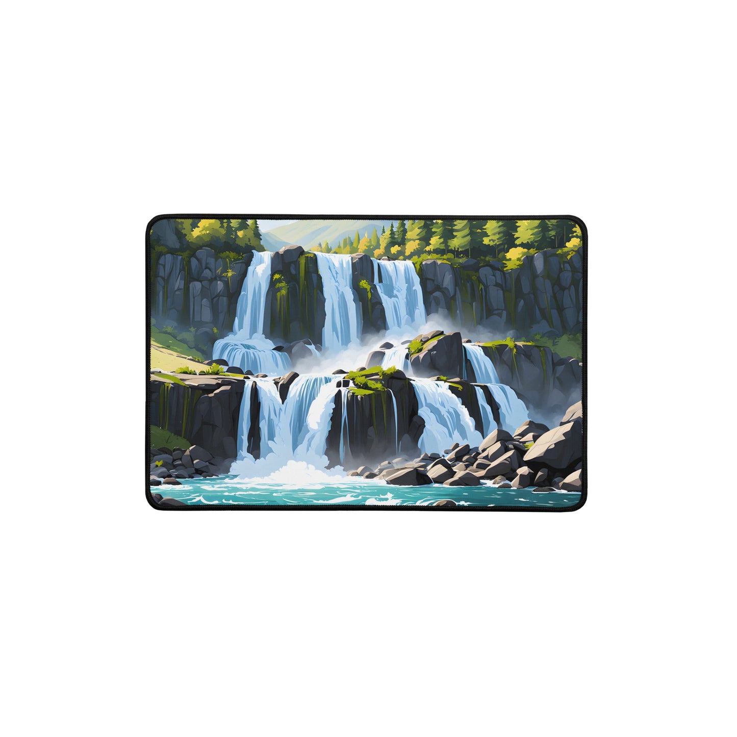 Cascading Waterfalls Desk Mat - Mouse Pads - Discovery Co.