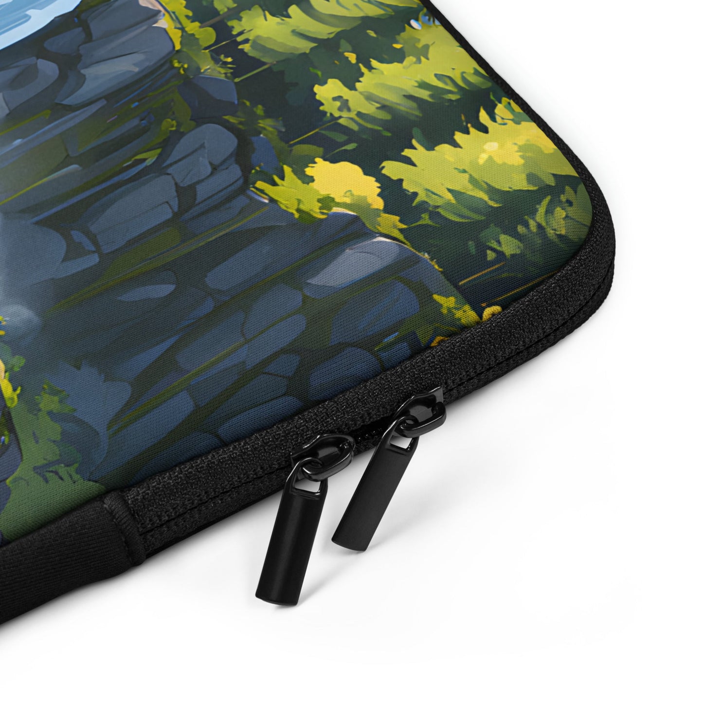 Cascading Waterfalls Laptop Sleeve - Laptop Cases - Discovery Co.