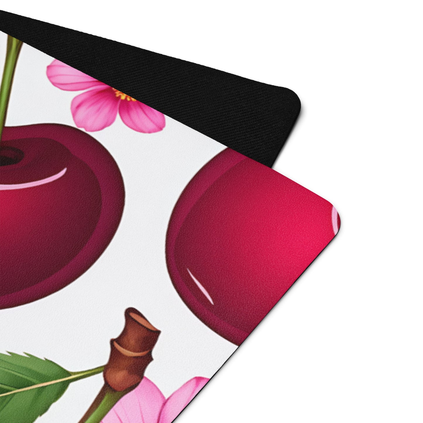 Cherries And Flowers Yoga Mat - Yoga Mat - Discovery Co.