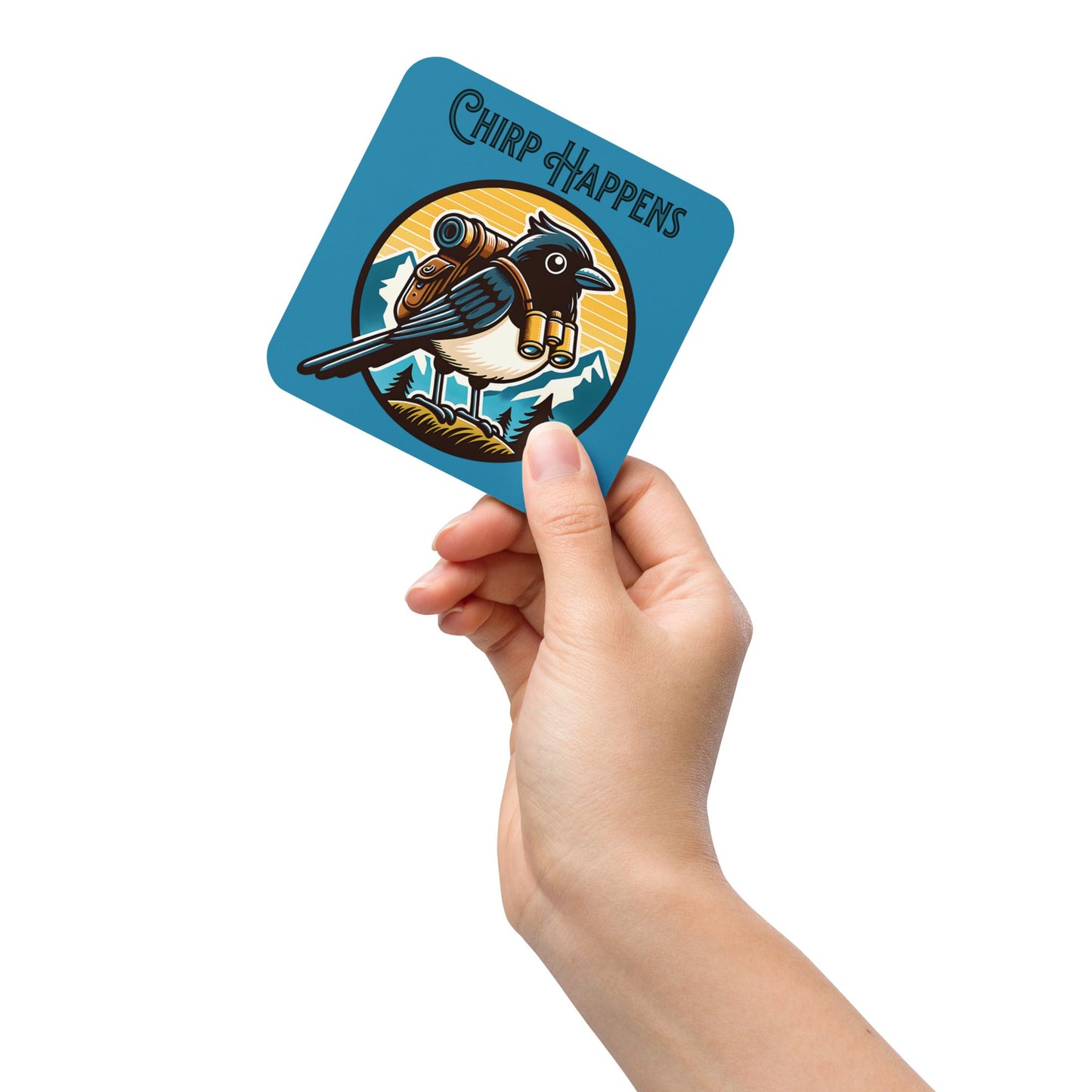 Chirp Happens Cork - Back Coaster - Coasters - Discovery Co.