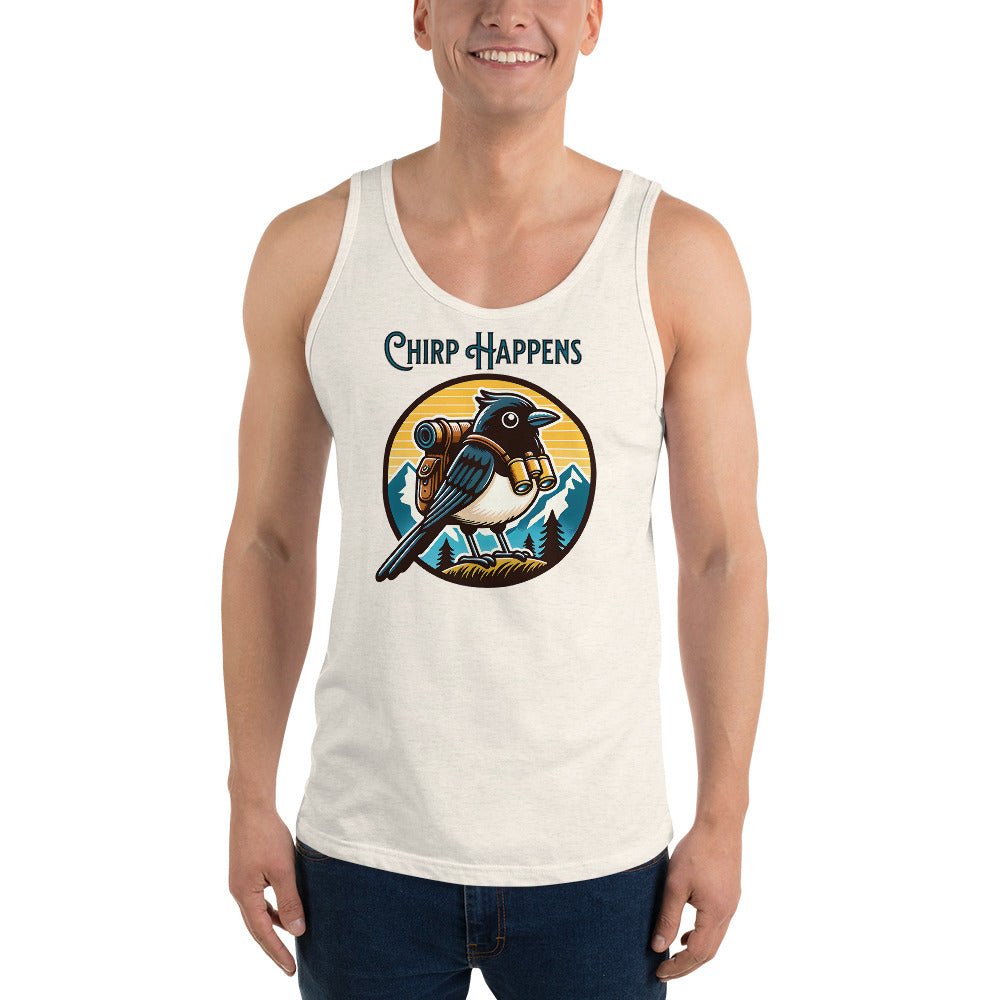 Chirp Happens Men's Tank Top - Men's Shirts - Discovery Co.