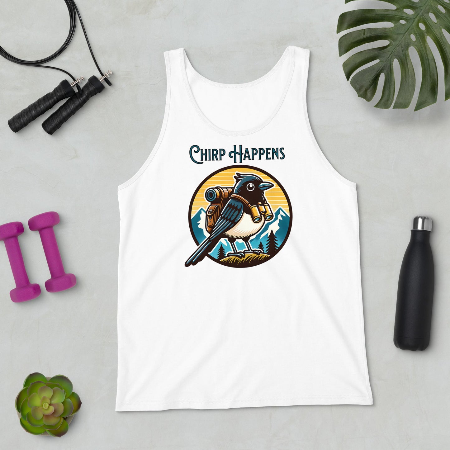 Chirp Happens Men's Tank Top - Men's Shirts - Discovery Co.