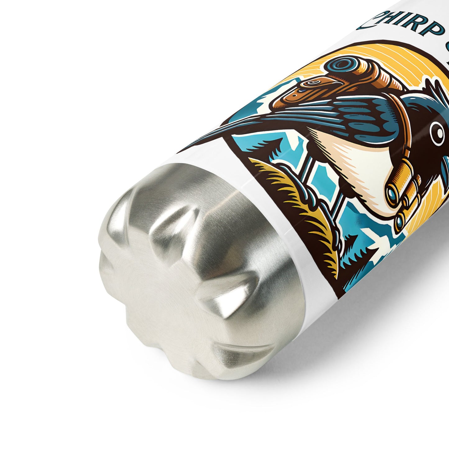 Chirp Happens Stainless Steel Water Bottle - Stainless Steel Water Bottle - Discovery Co.