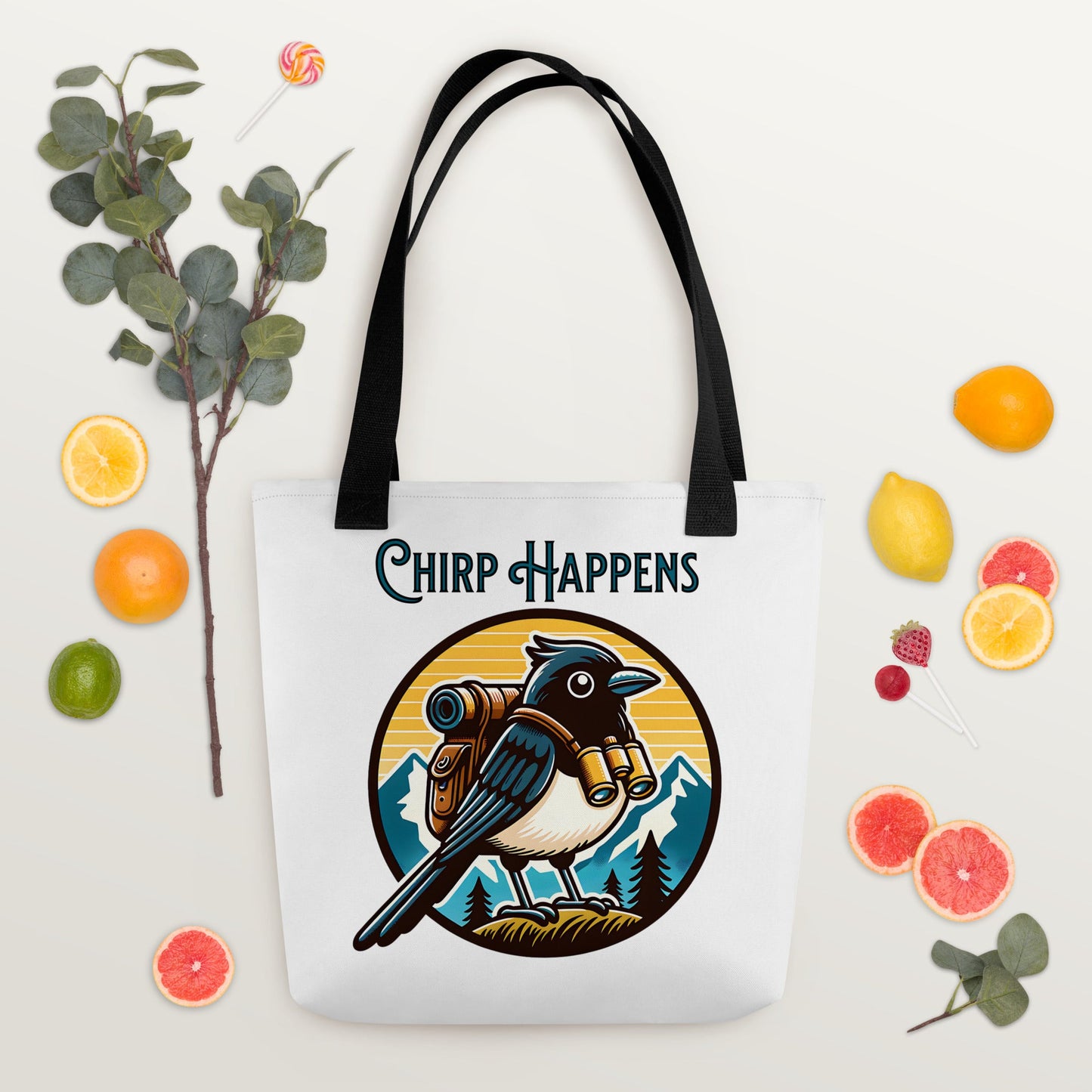 Chirp Happens Tote Bag - Tote Bags - Discovery Co.