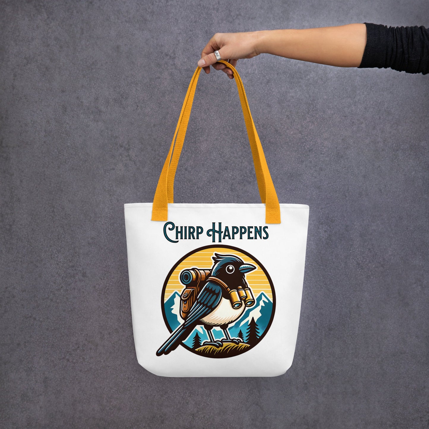 Chirp Happens Tote Bag - Tote Bags - Discovery Co.